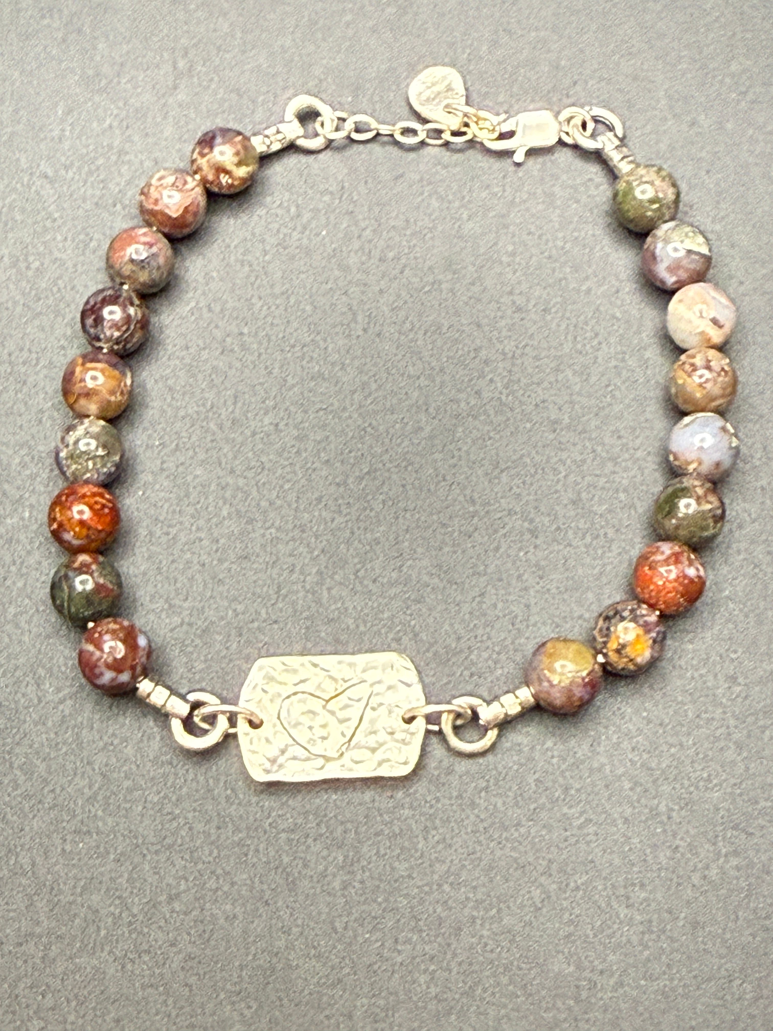Red Lightning Agate Bracelet — view 4