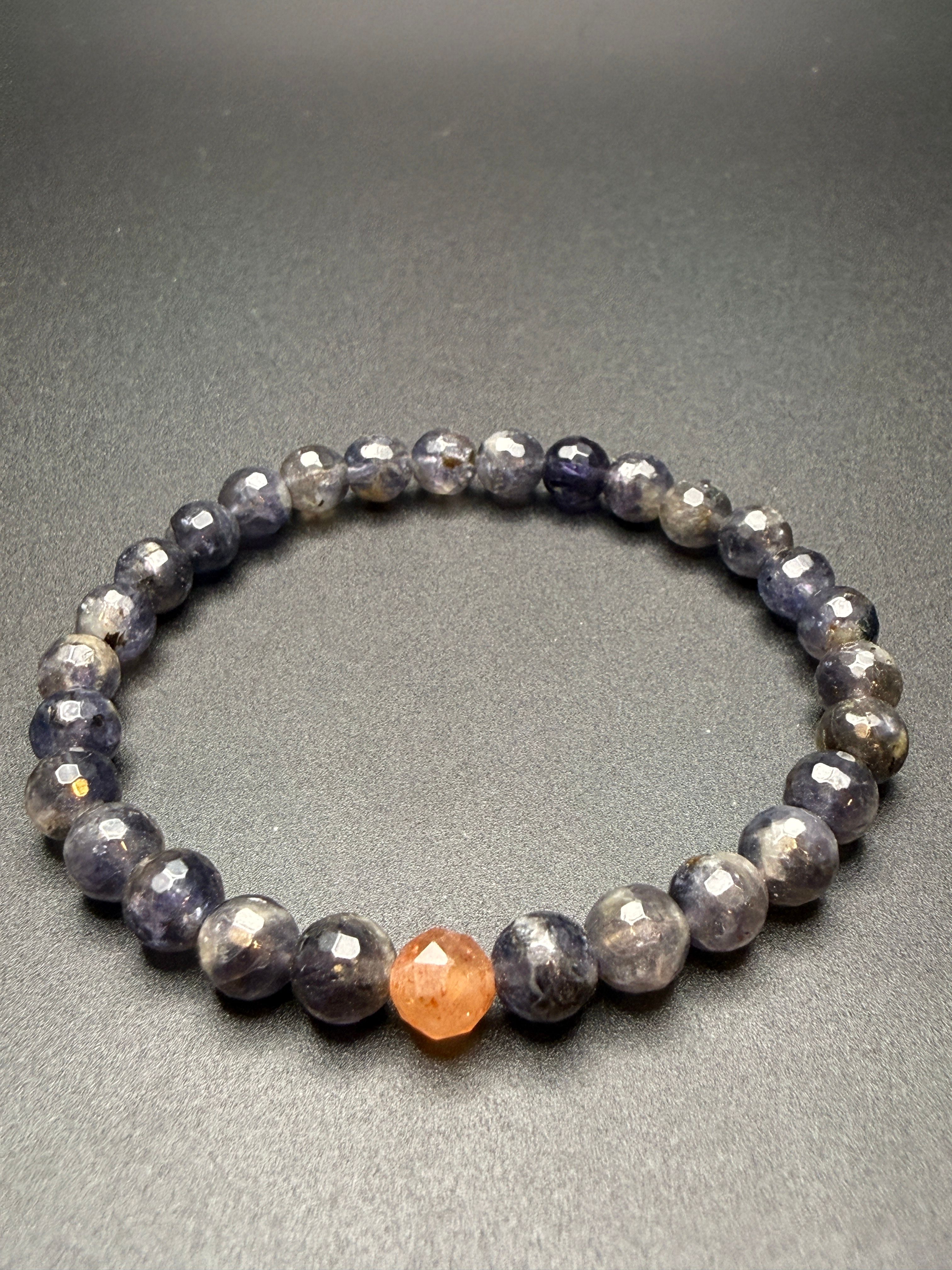 Iolite and Sunstone Bracelet — view 3