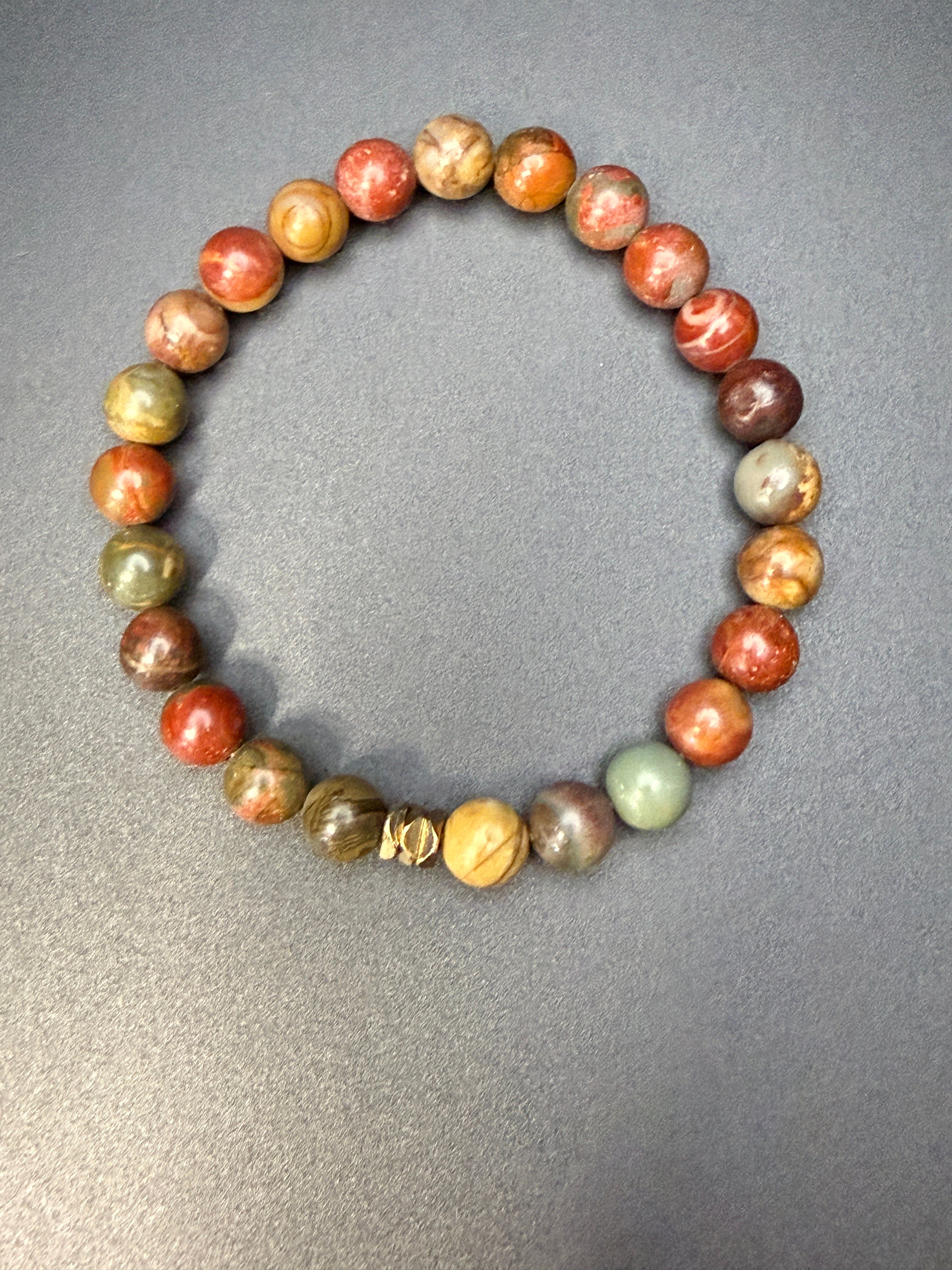 Red Creek Jasper Bracelet — view 2