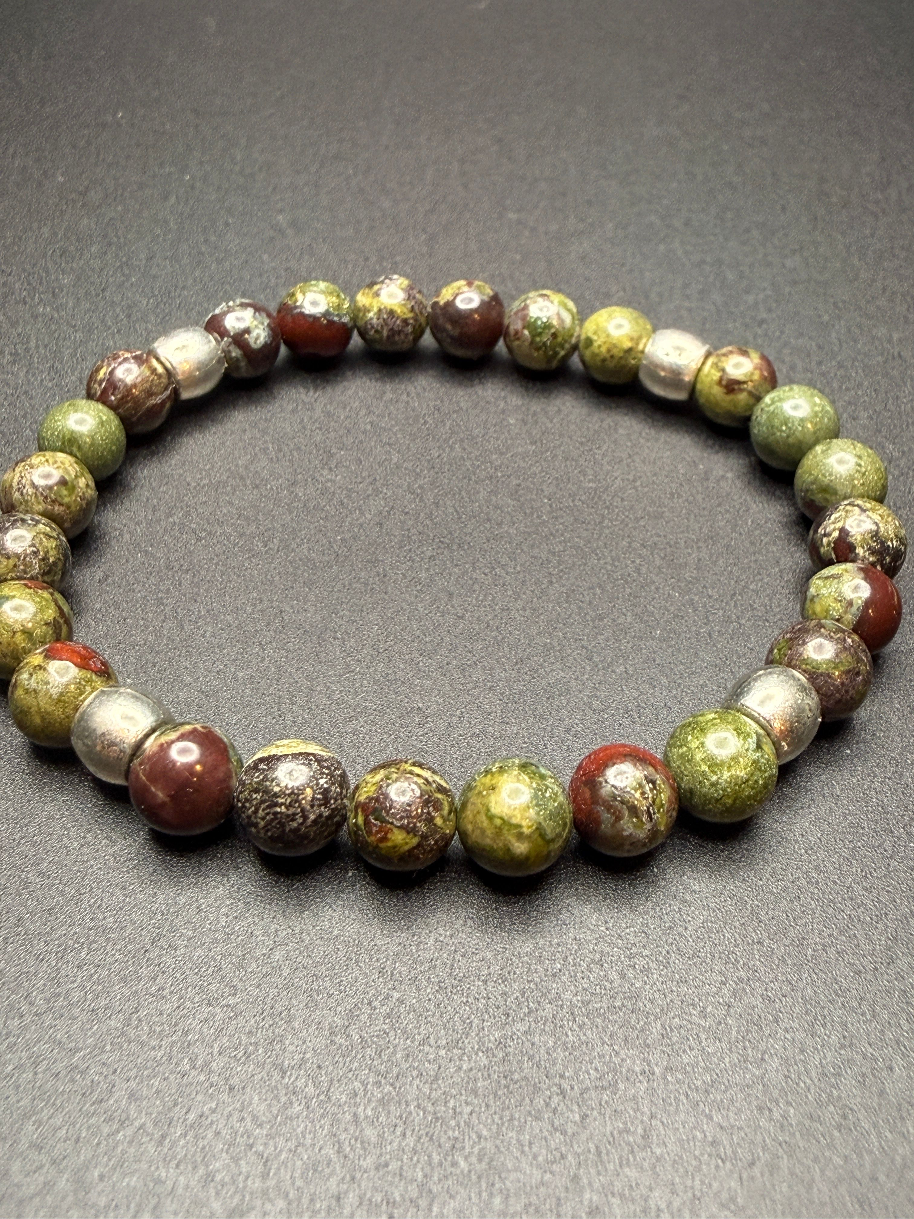 Dragon Blood Jasper Bracelet — view 3
