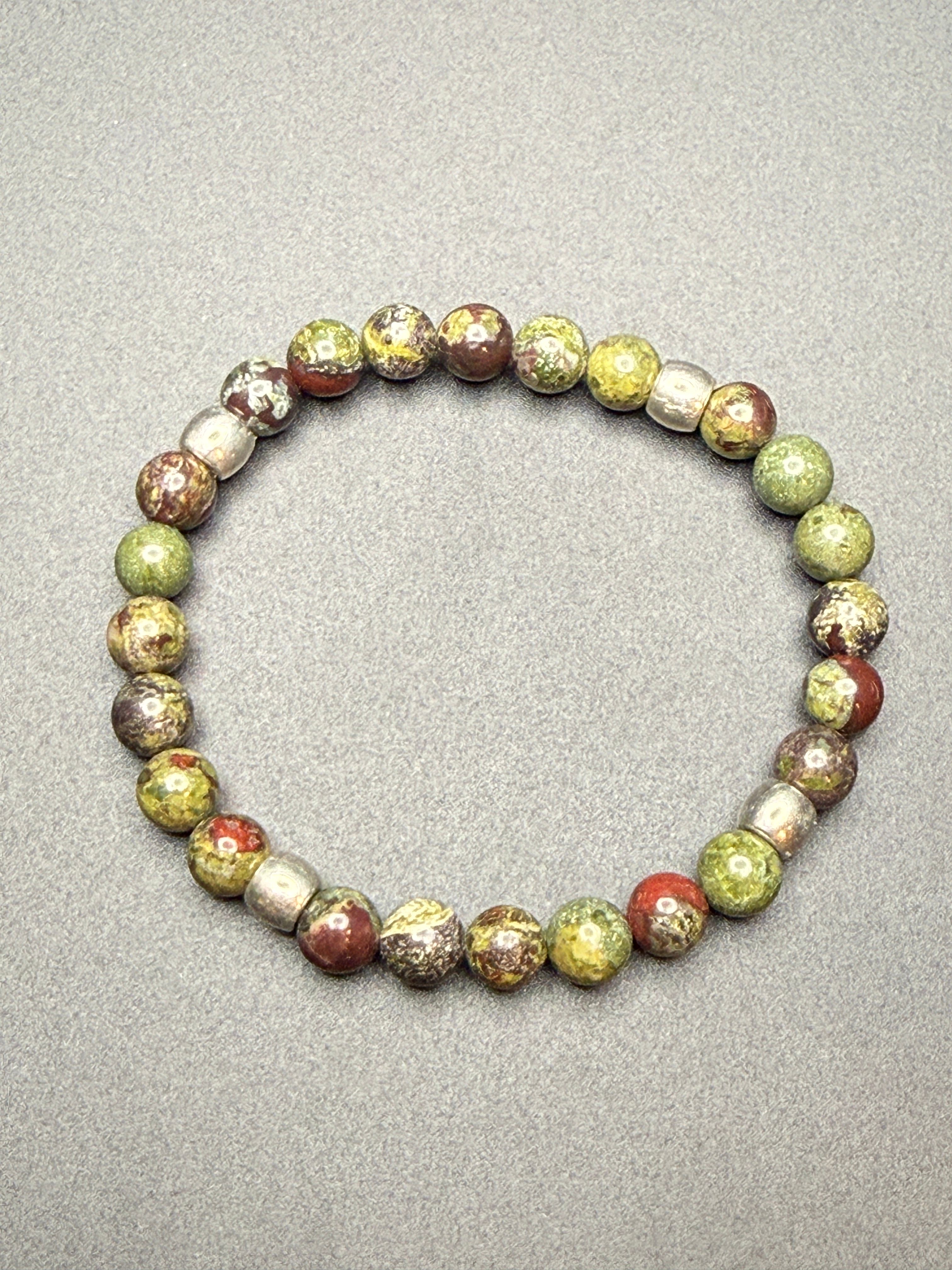 Dragon Blood Jasper Bracelet
