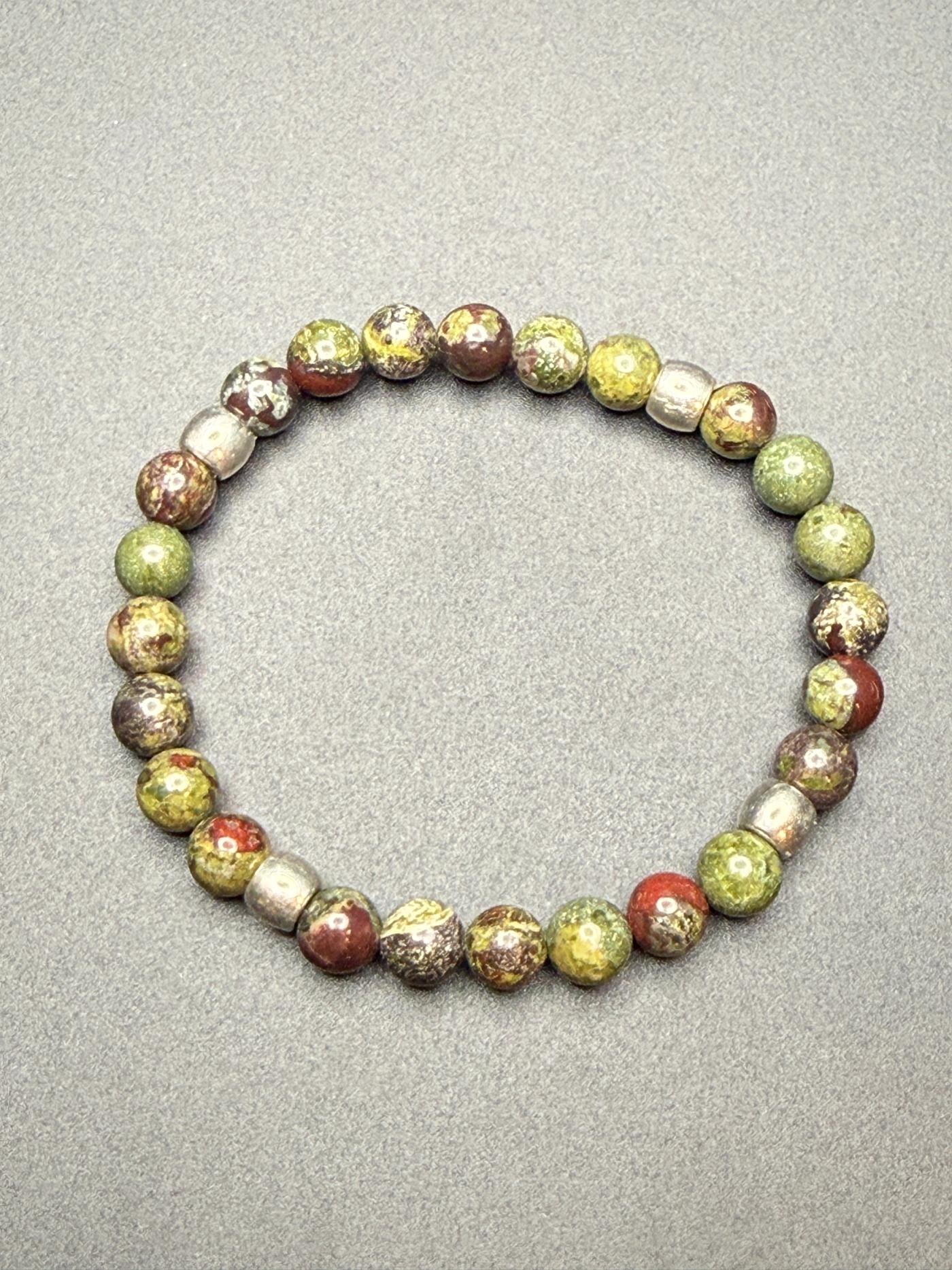 Dragon Blood Jasper Bracelet