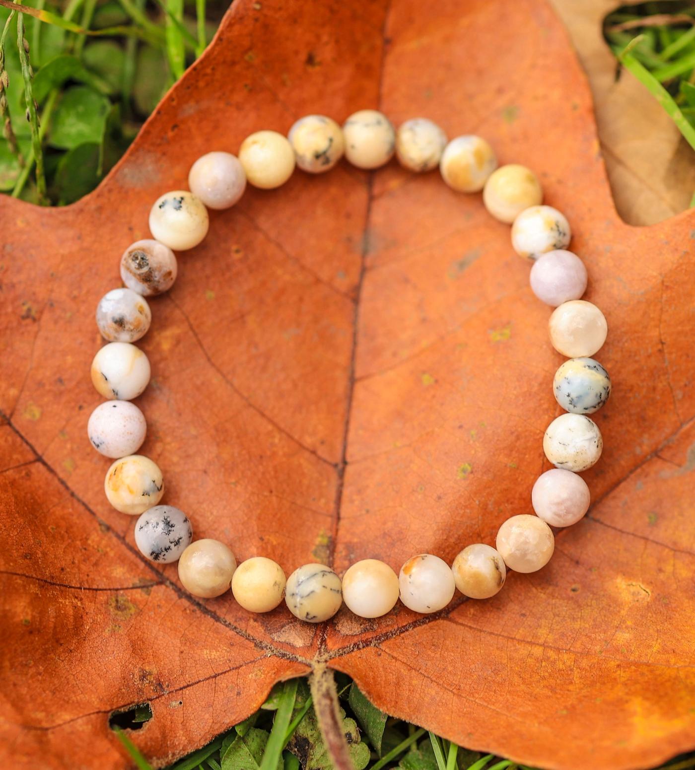 Woodland Whispers - Dendritic Opal Bracelet — view 1