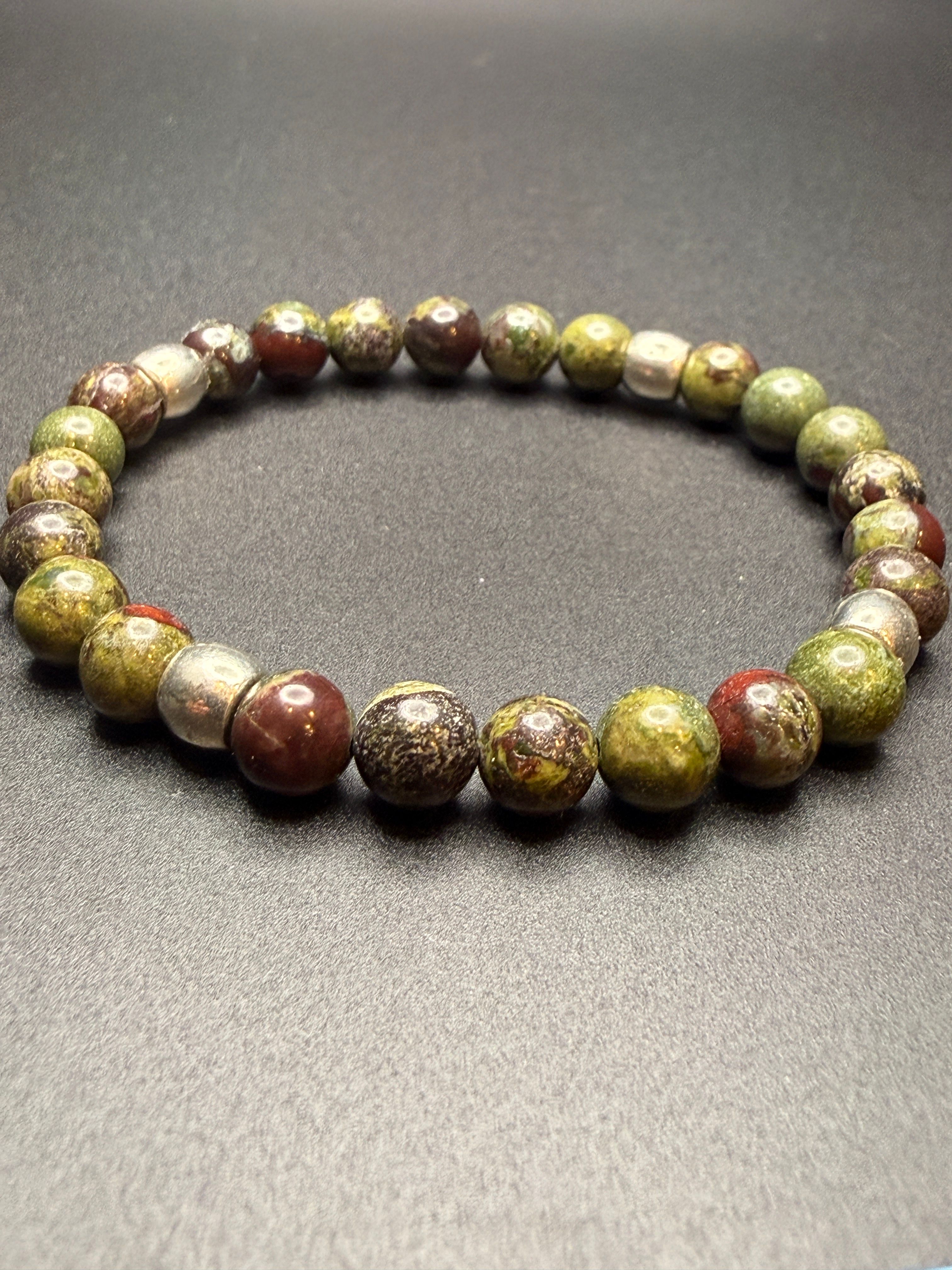 Dragon Blood Jasper Bracelet — view 7