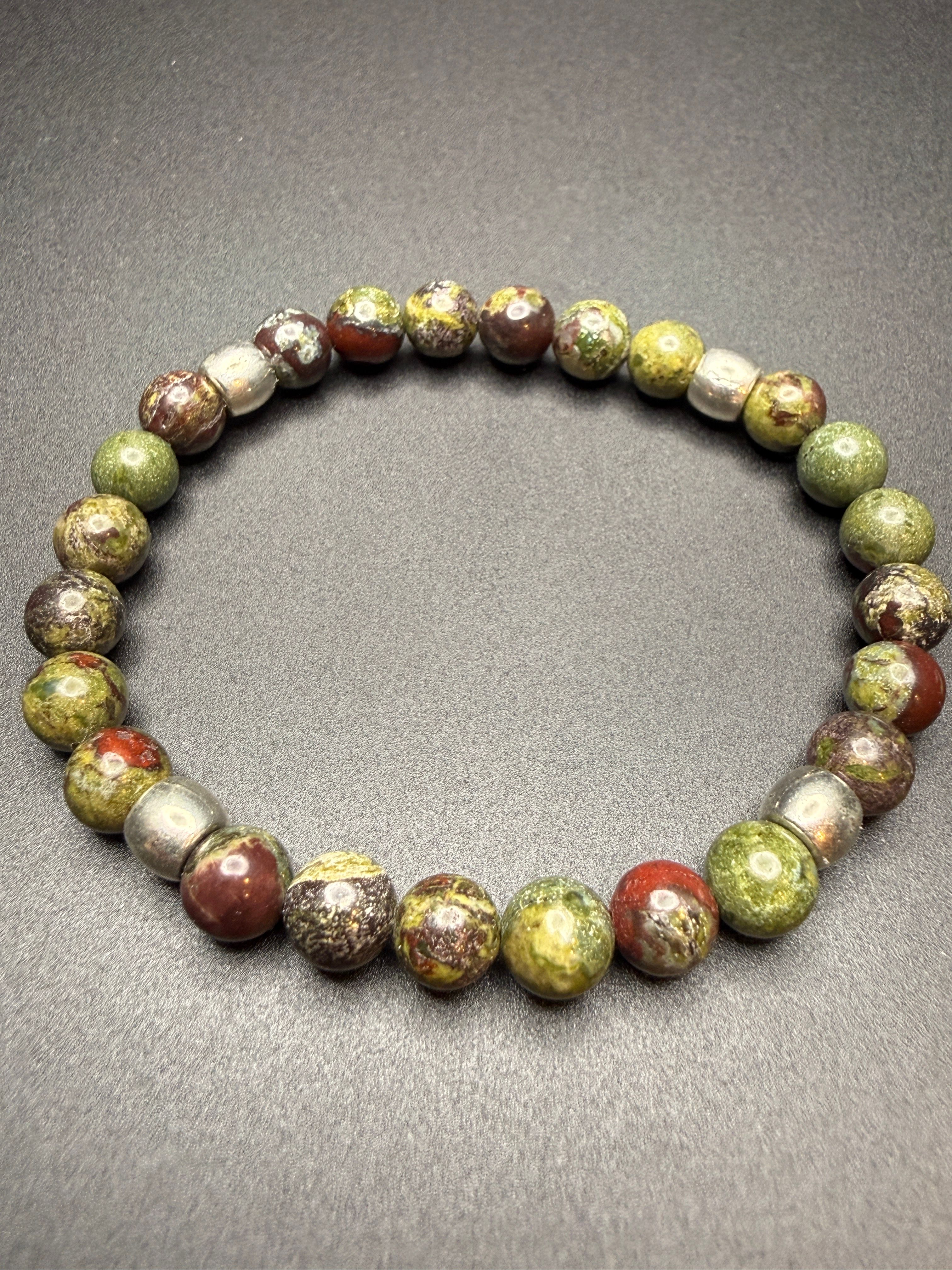 Dragon Blood Jasper Bracelet — view 5
