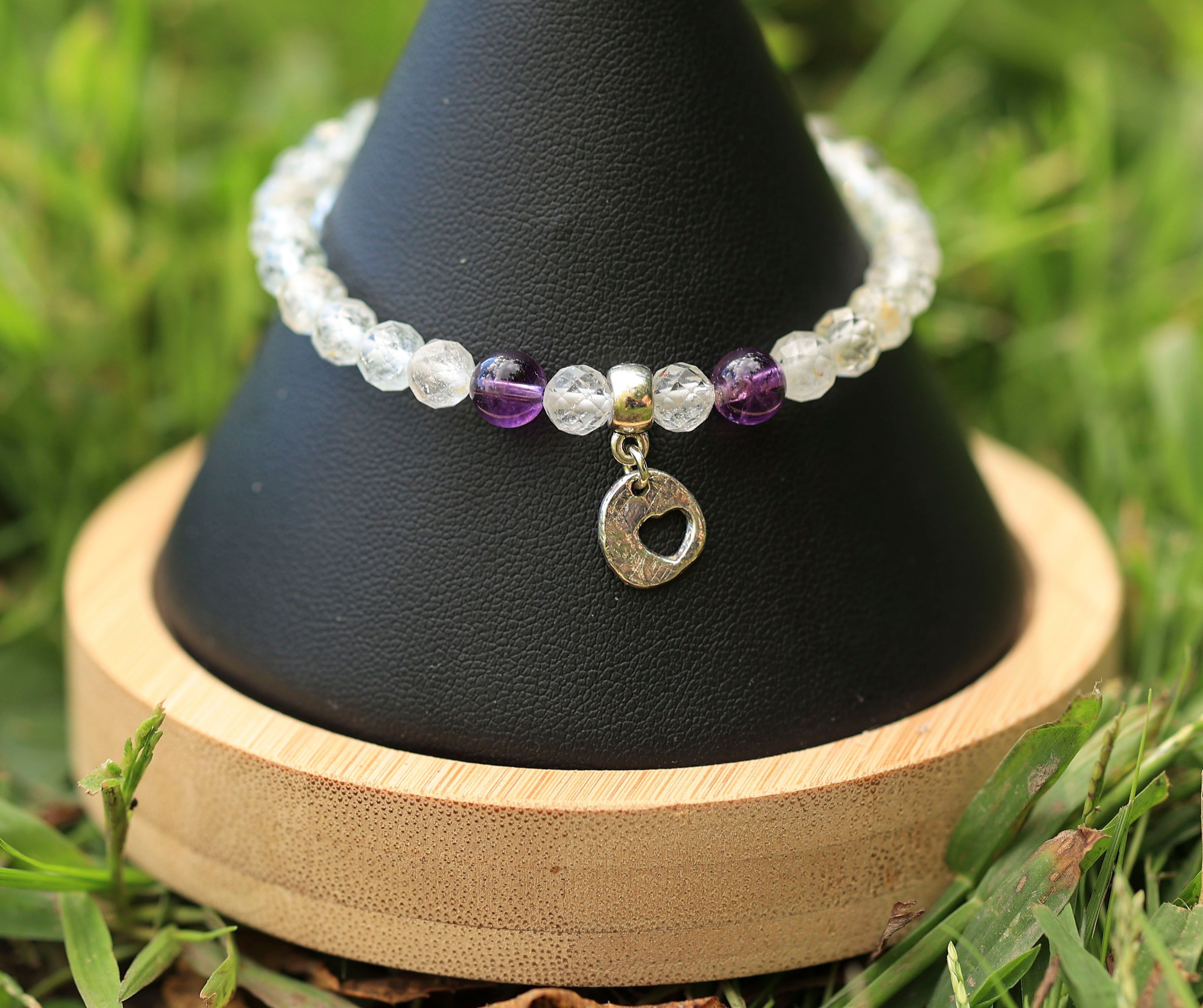 Twilight Radiance - Topaz & Amethyst Bracelet