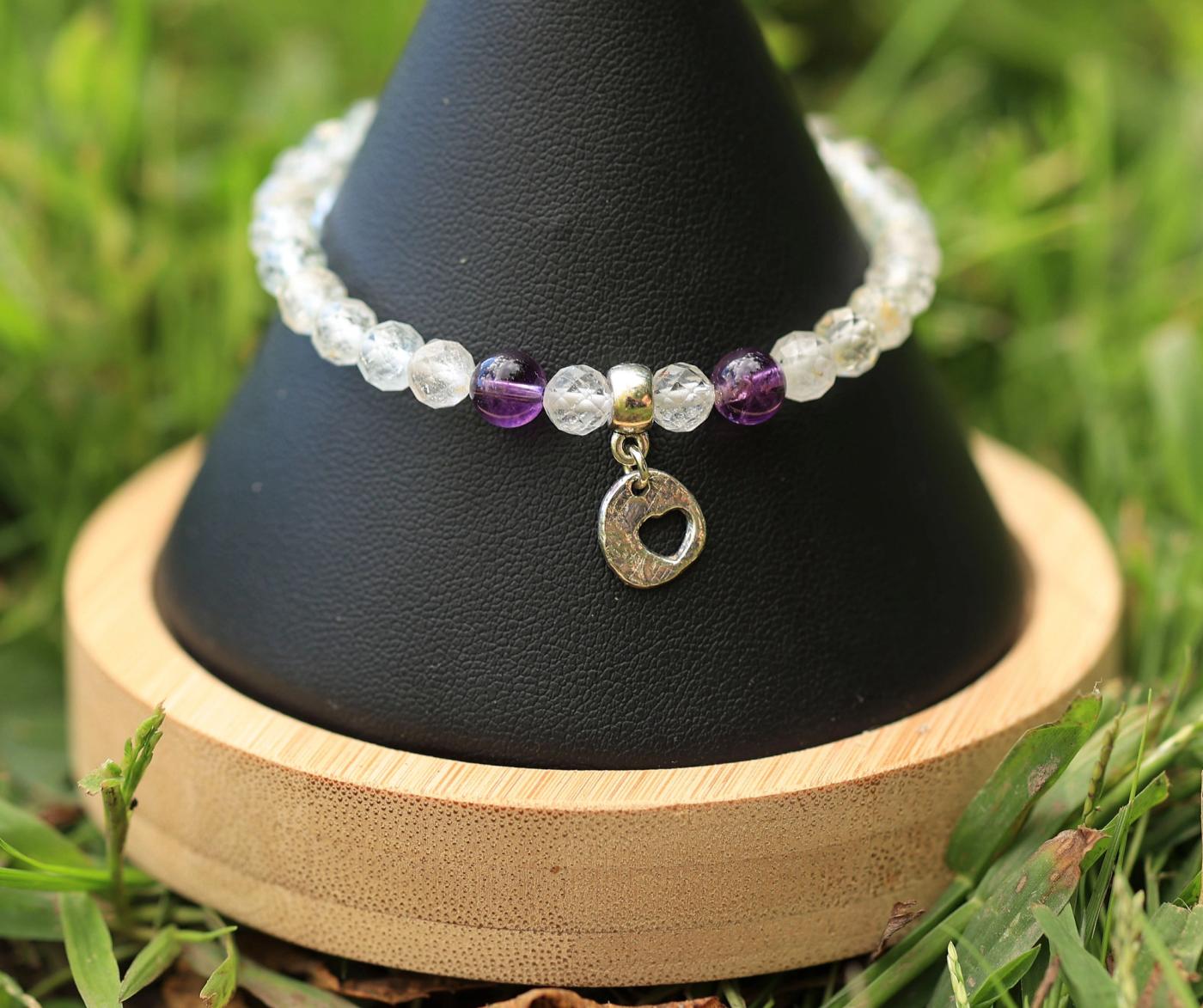 Twilight Radiance - Topaz & Amethyst Bracelet — view 1