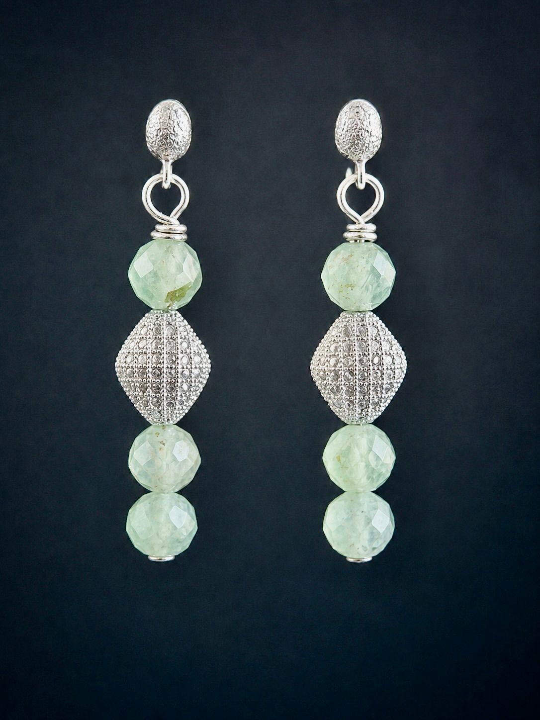 Prehnite Serenity Earrings