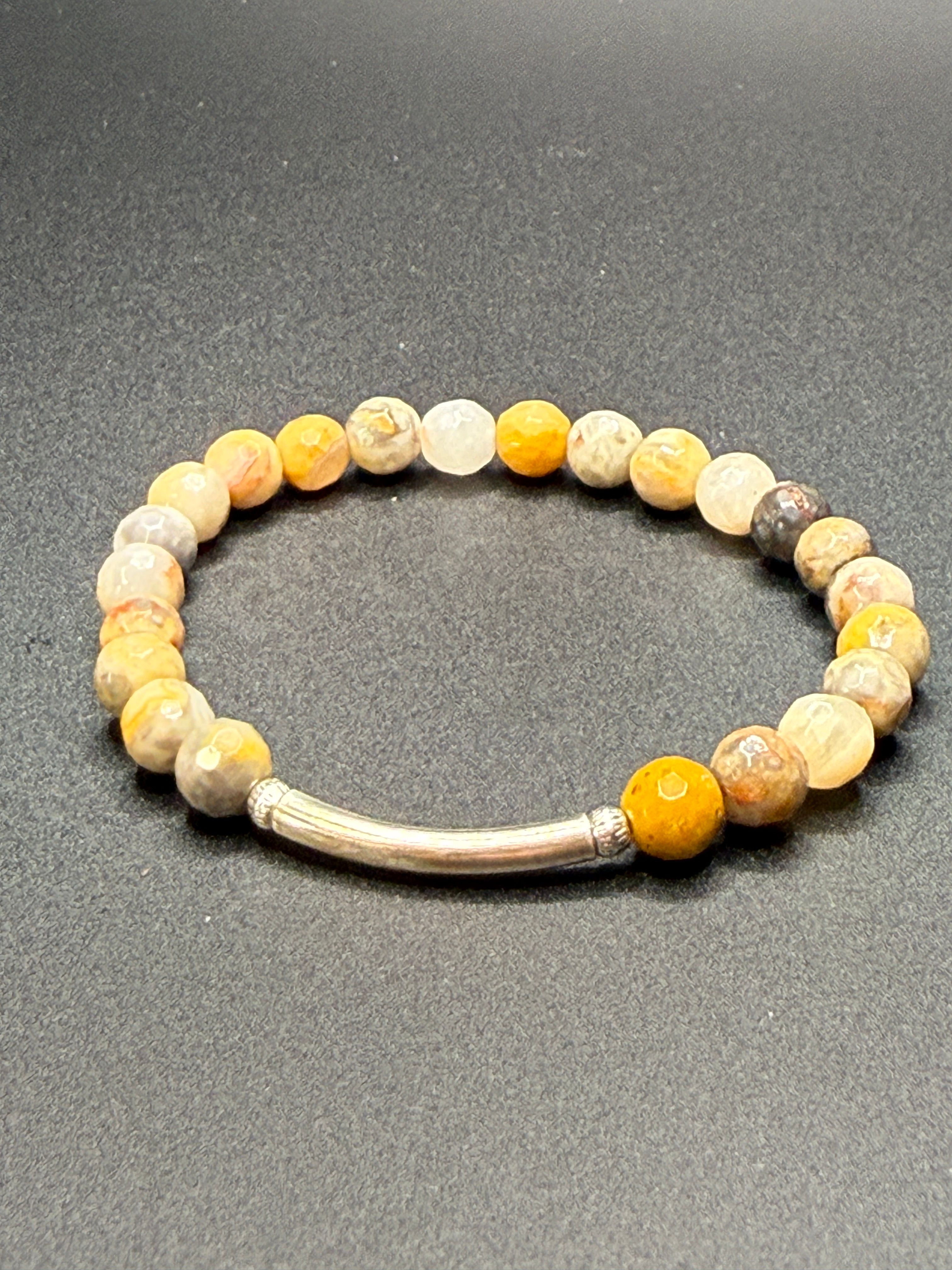 Crazy Lace Agate  Bracelet