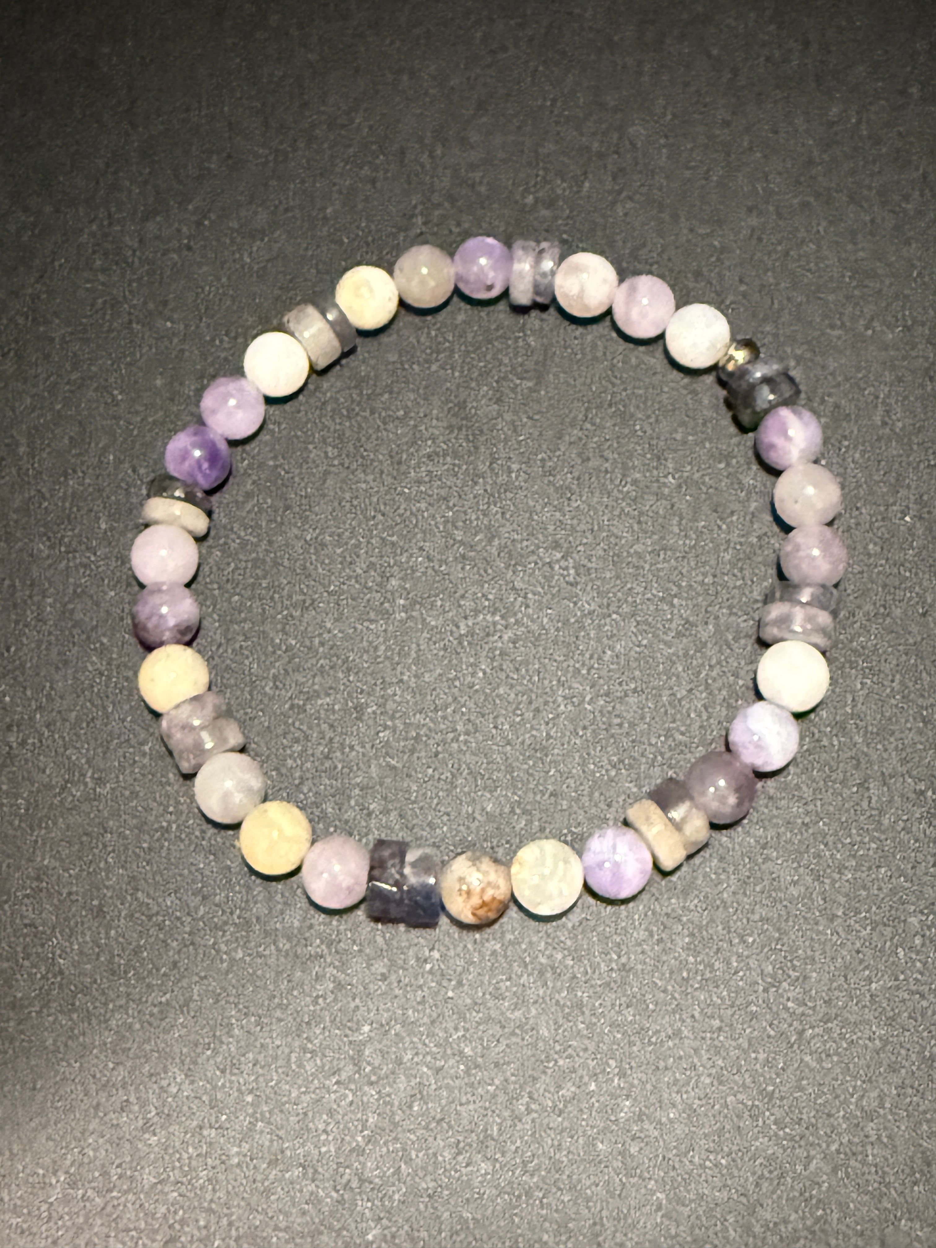 Opal and Iolite Bracelet — view 2