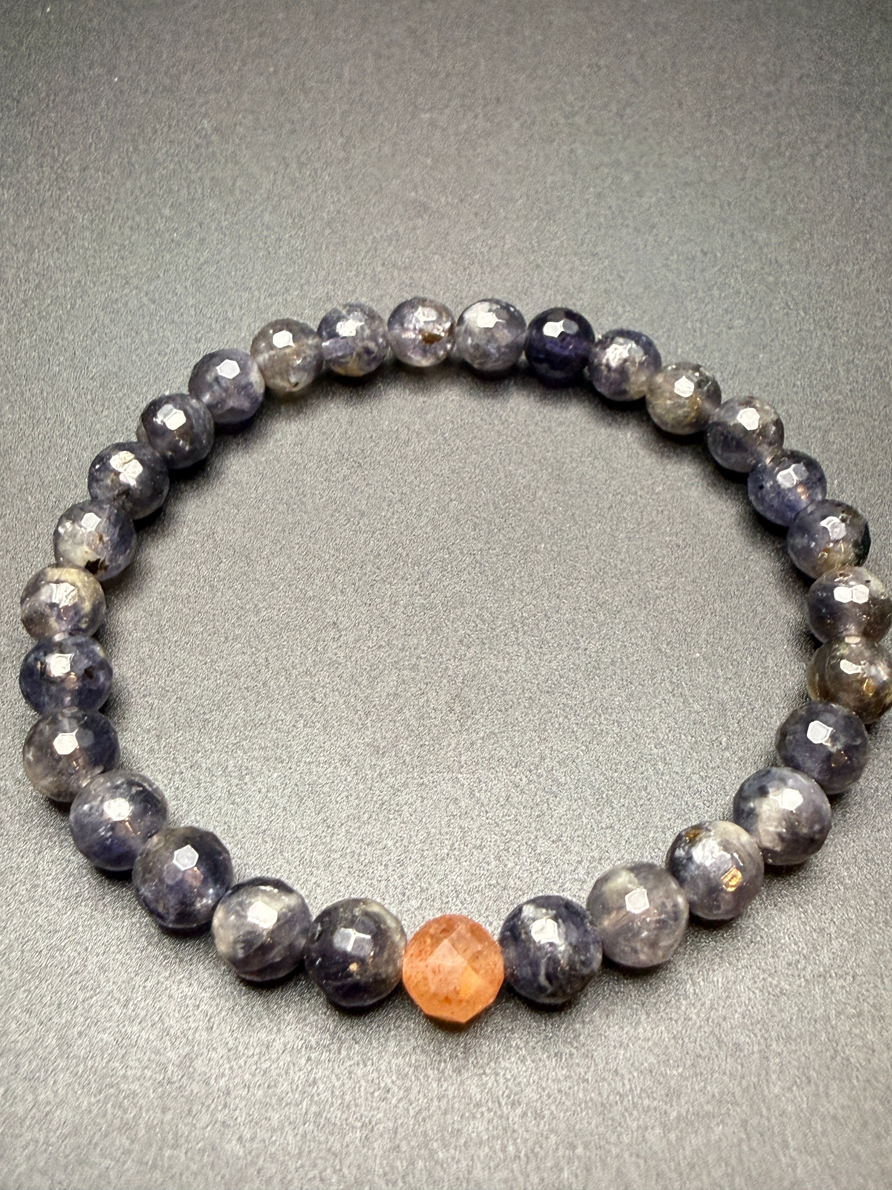 Iolite and Sunstone Bracelet — view 4
