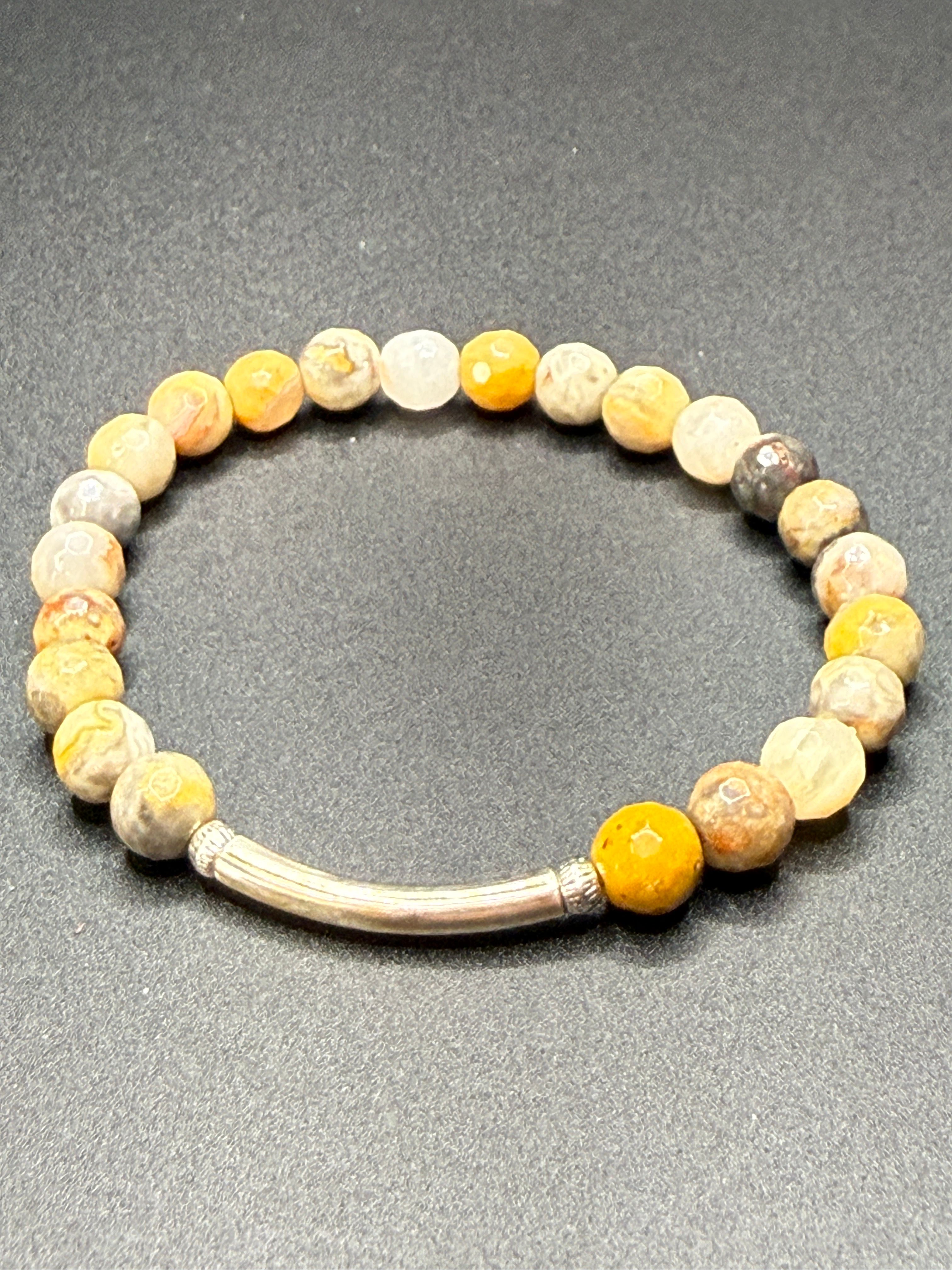 Agate, crazt lace Bracelet — view 3