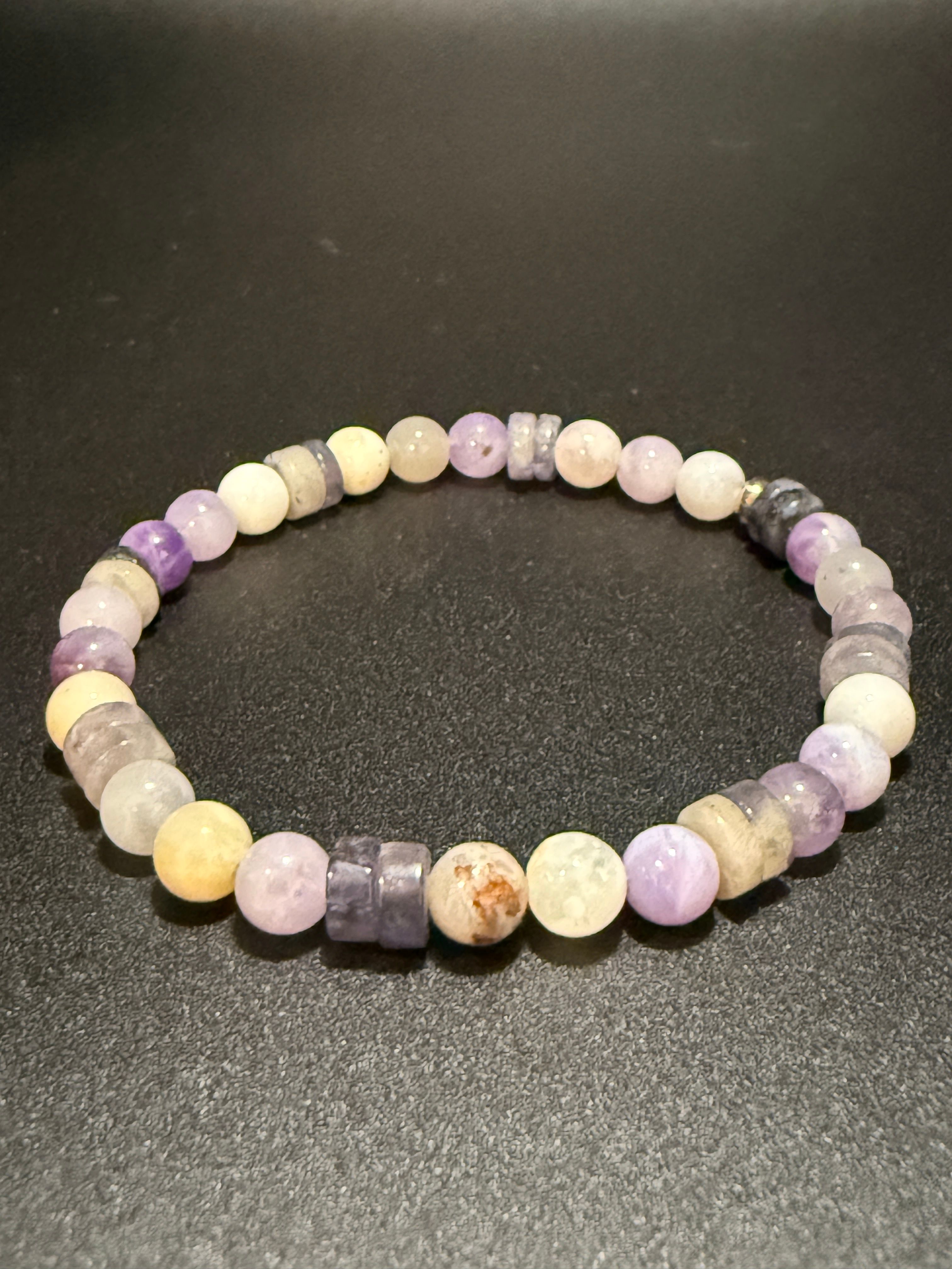 Opal and Iolite Bracelet