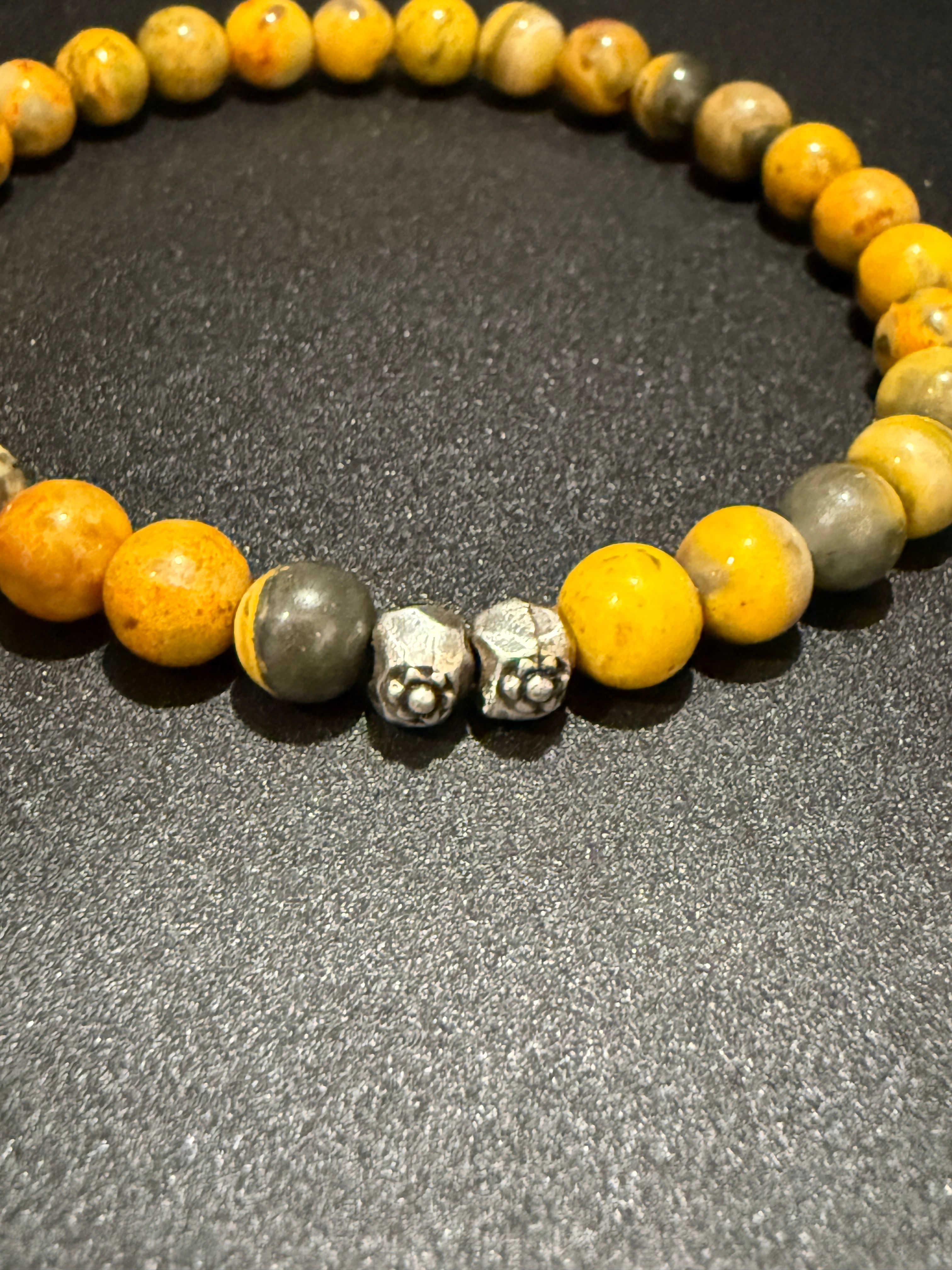 Bumblebee Jasper Bracelet — view 4