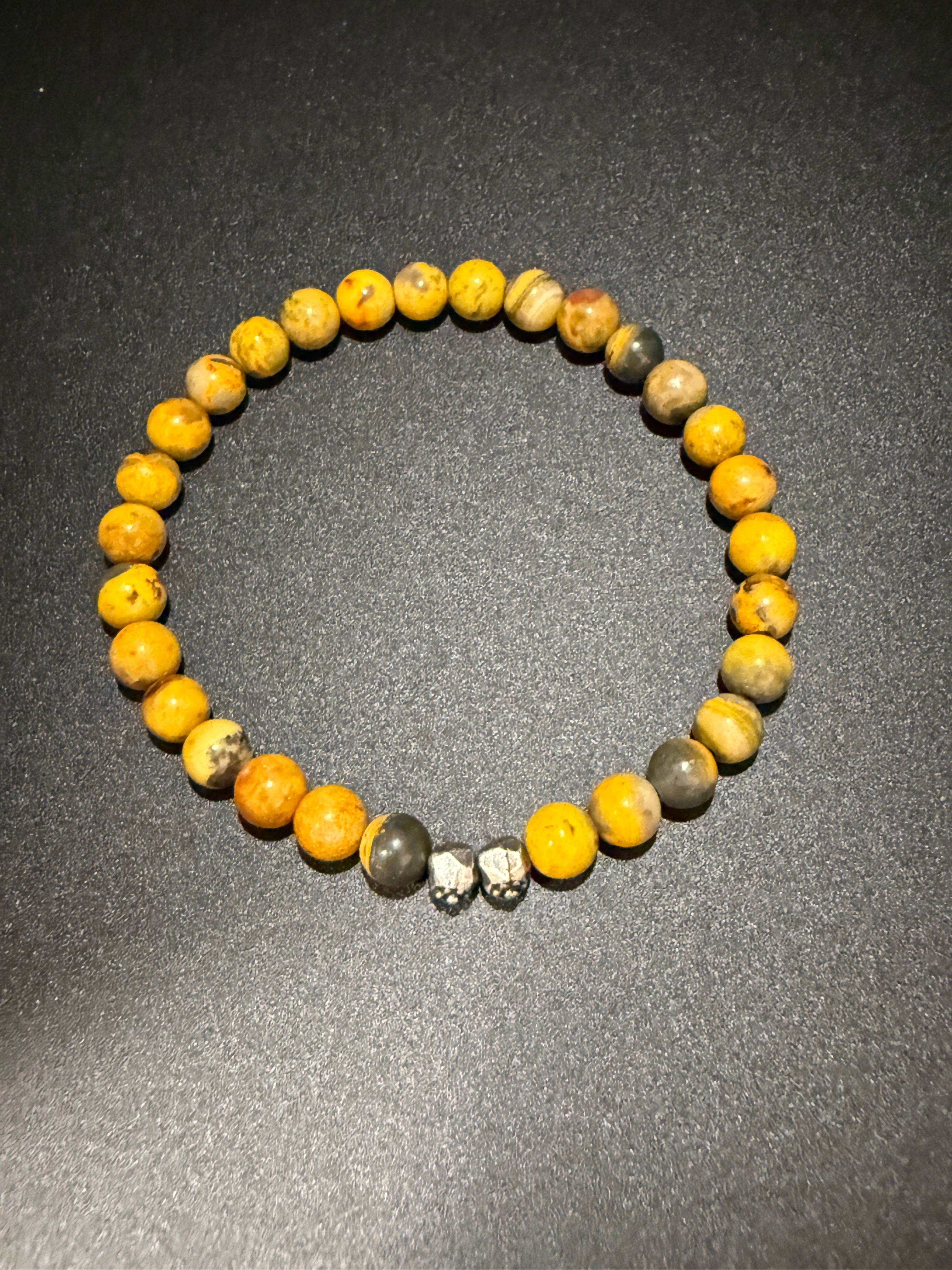 Bumblebee Jasper Bracelet — view 3