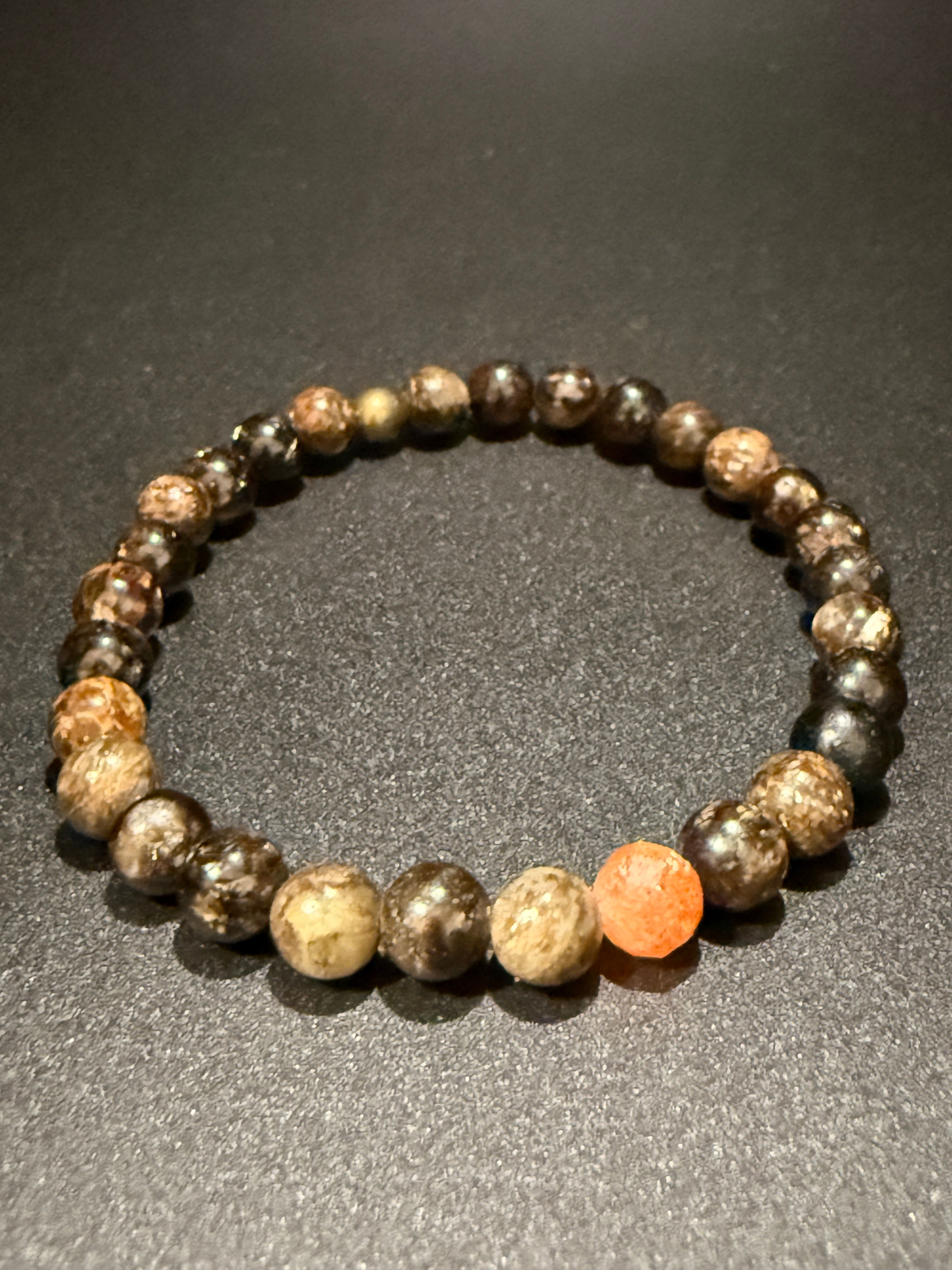 Biotite Sunstone Bracelet — view 3
