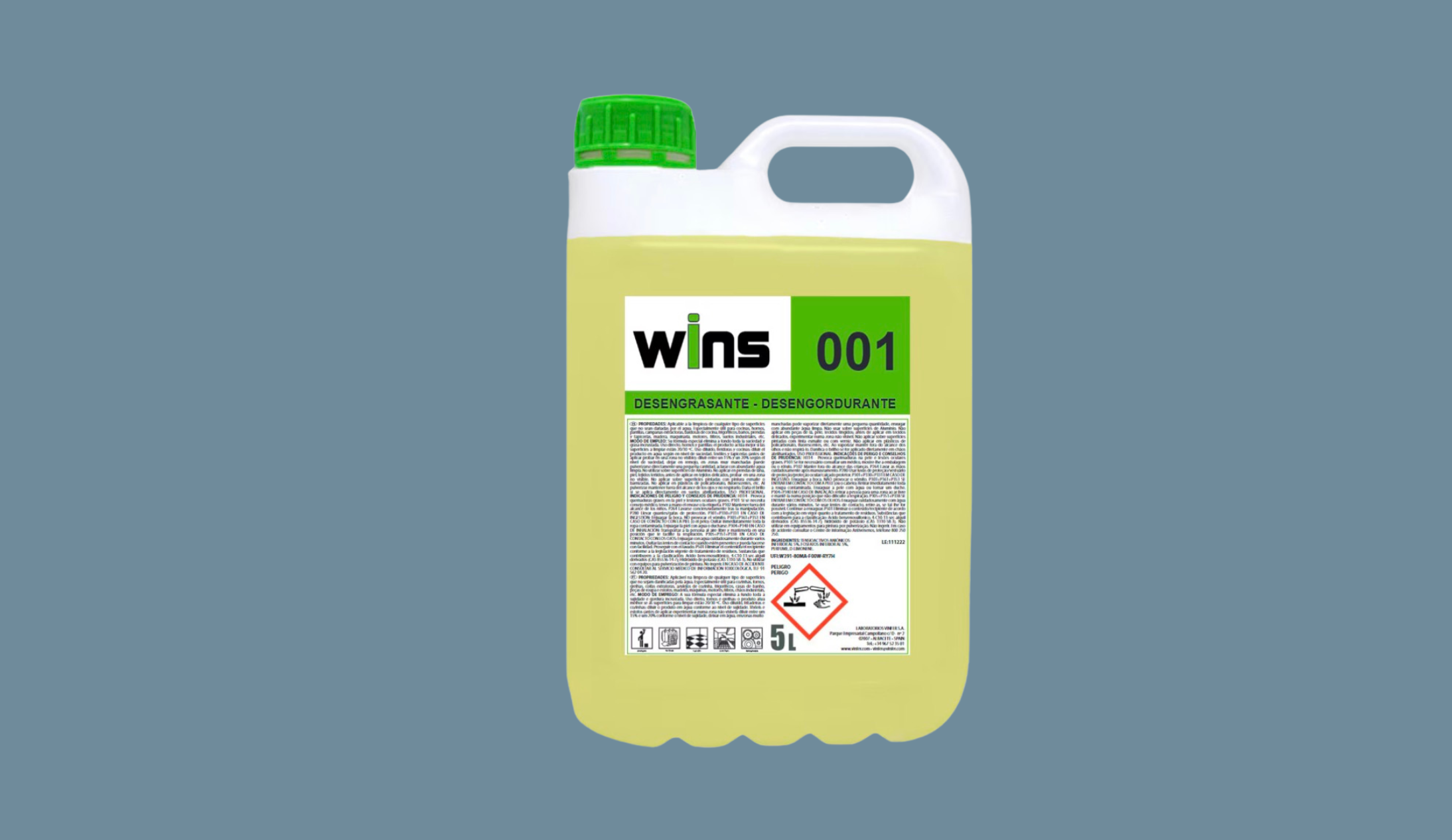 Desengrasante Wins 001 5L — imagen 2