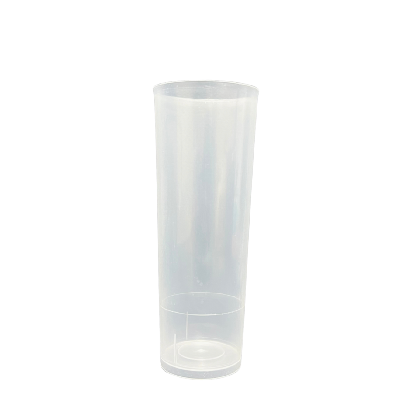 VASO TUBO TRANSPARENTE - 300 CC (6 UNIDADES)