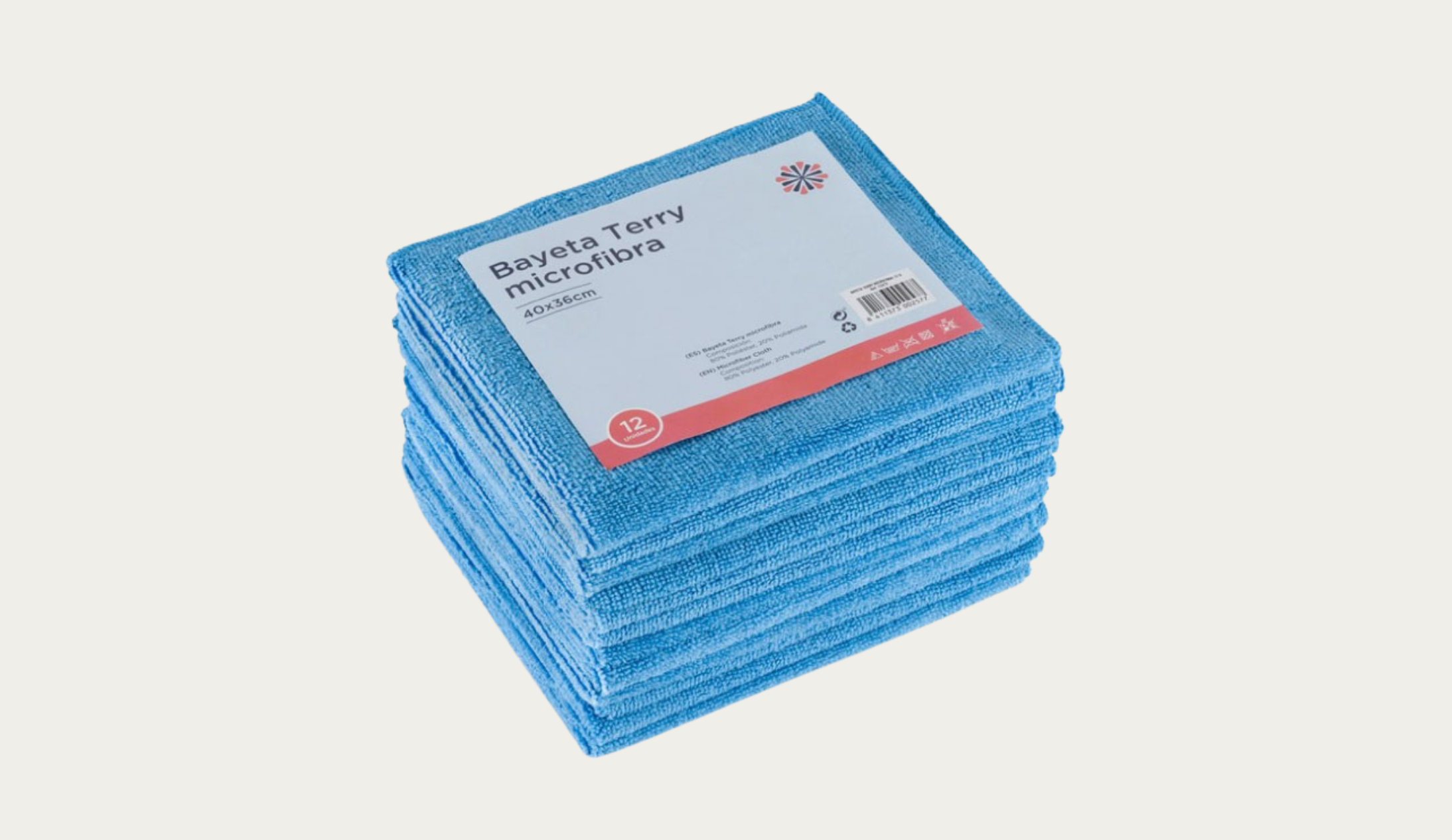 Bayeta terry microfibra azul 36×40