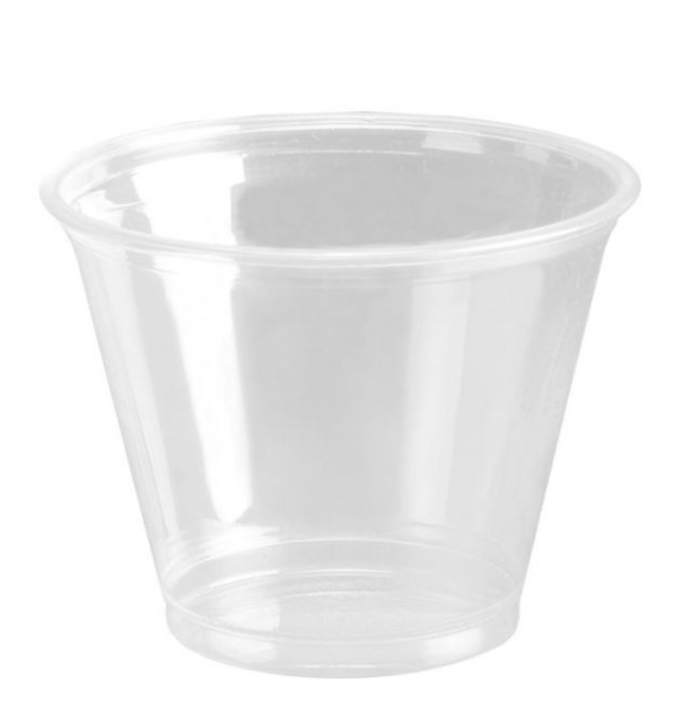 VASO PET ZUMO - 9 OZ 50 ML 95 MM (50 UNIDADES)