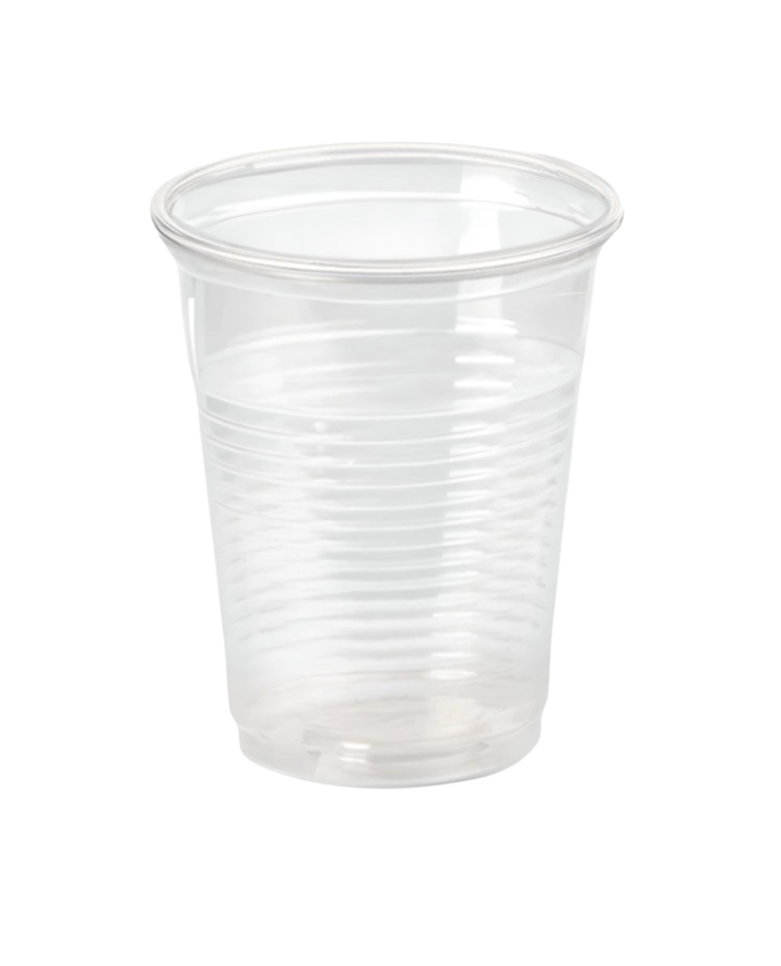 VASO TRANSPARENTE REUTILIZABLE - 220 CC (100 UNIDADES)