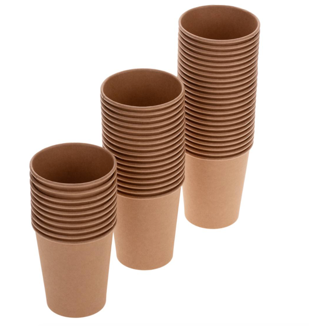VASO PAPEL KRAFT - 4 OZ 120ML (50 UNIDADES)