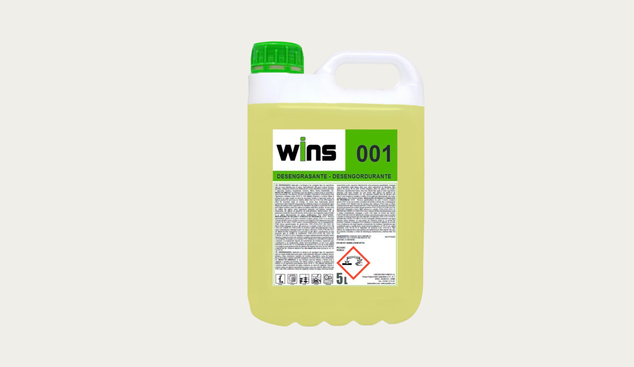 Desengrasante Wins 001 5L