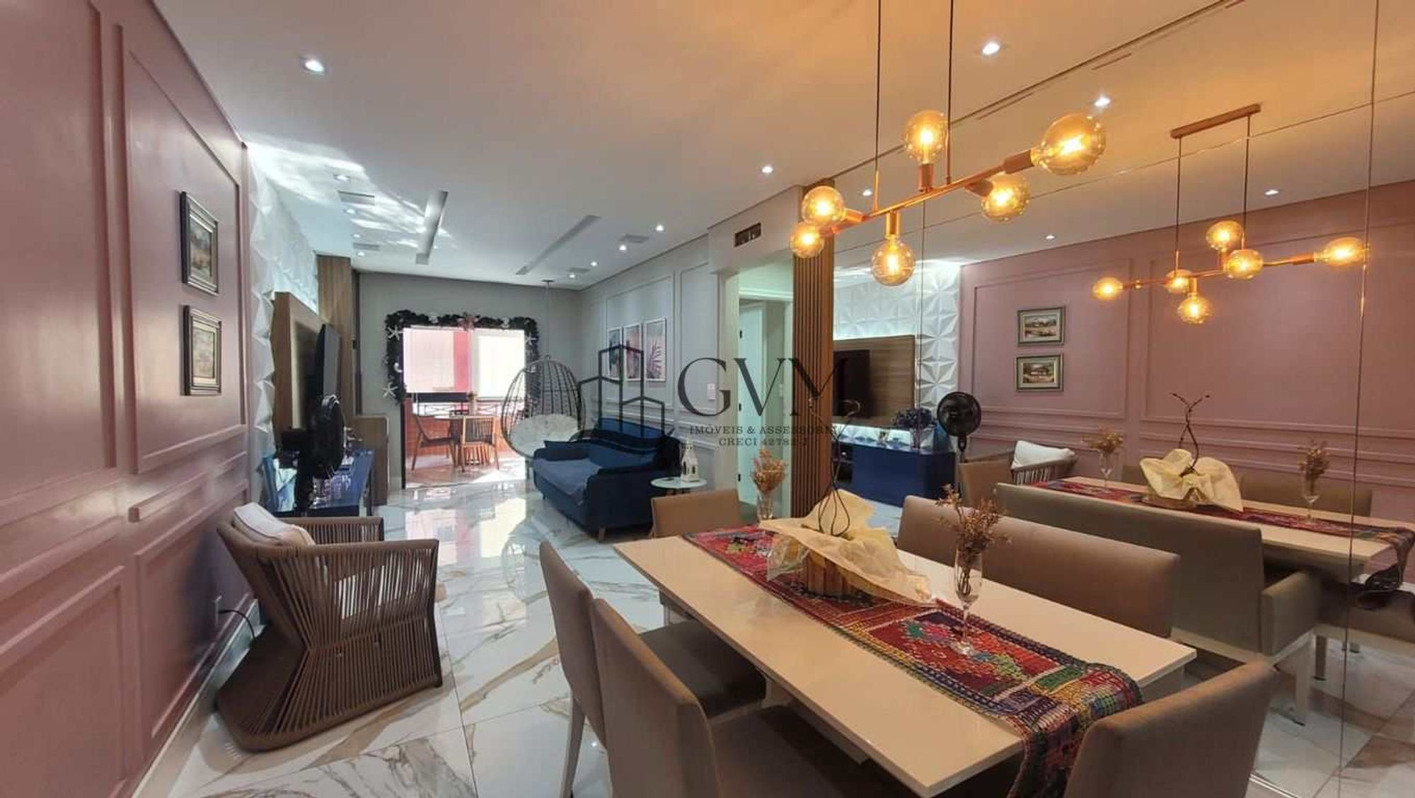 Interior do imóvel Apartamento com 2 quartos - Canto do Forte - Praia Grande/SP