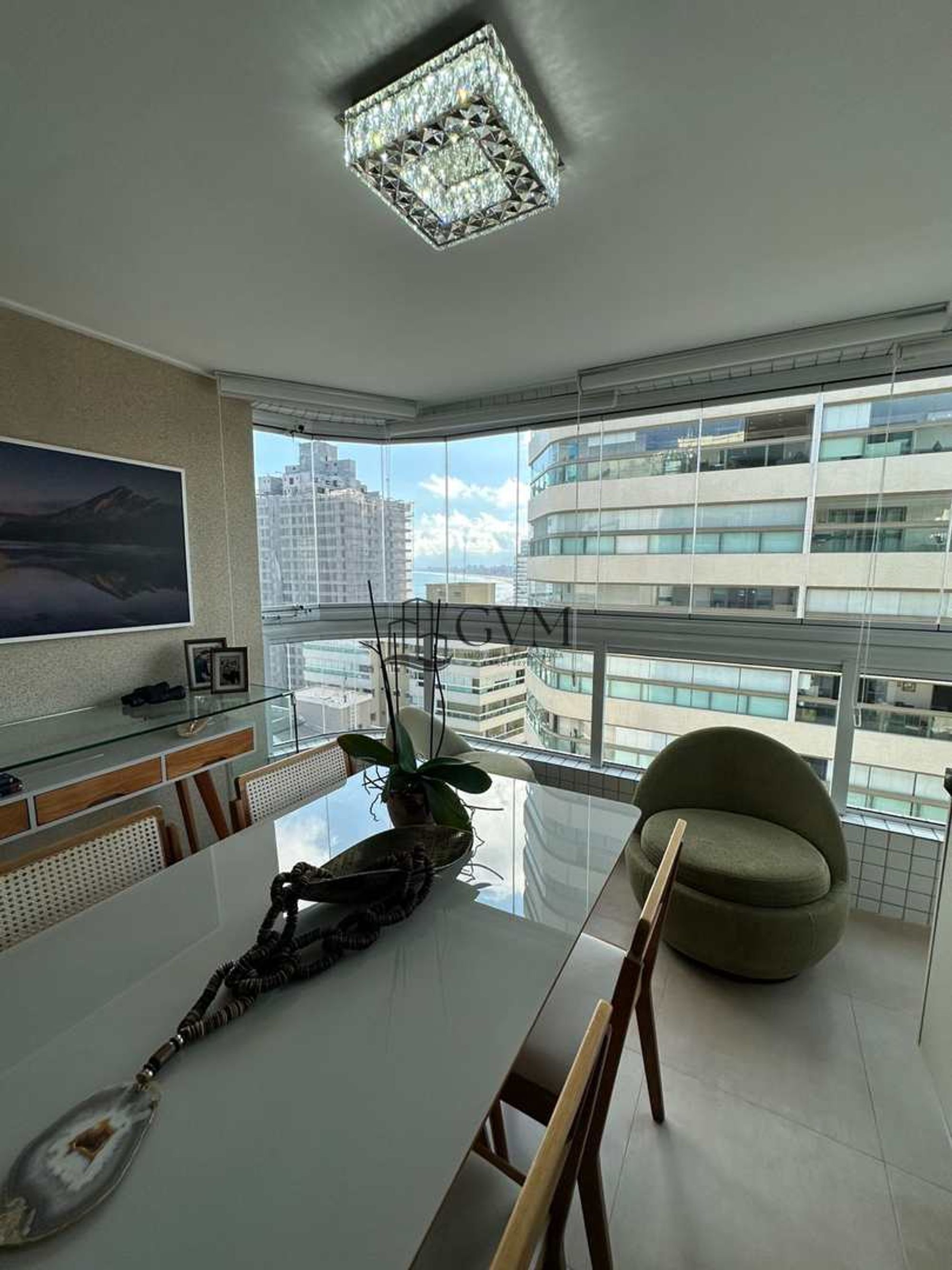 Interior do imóvel Apartamento com 3 quartos, Canto do Forte, Praia Grande