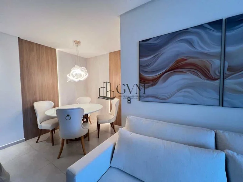 Ambiente do imóvel Apartamento mobiliado com 2 quartos á venda na Guilhermina em Praia Grande