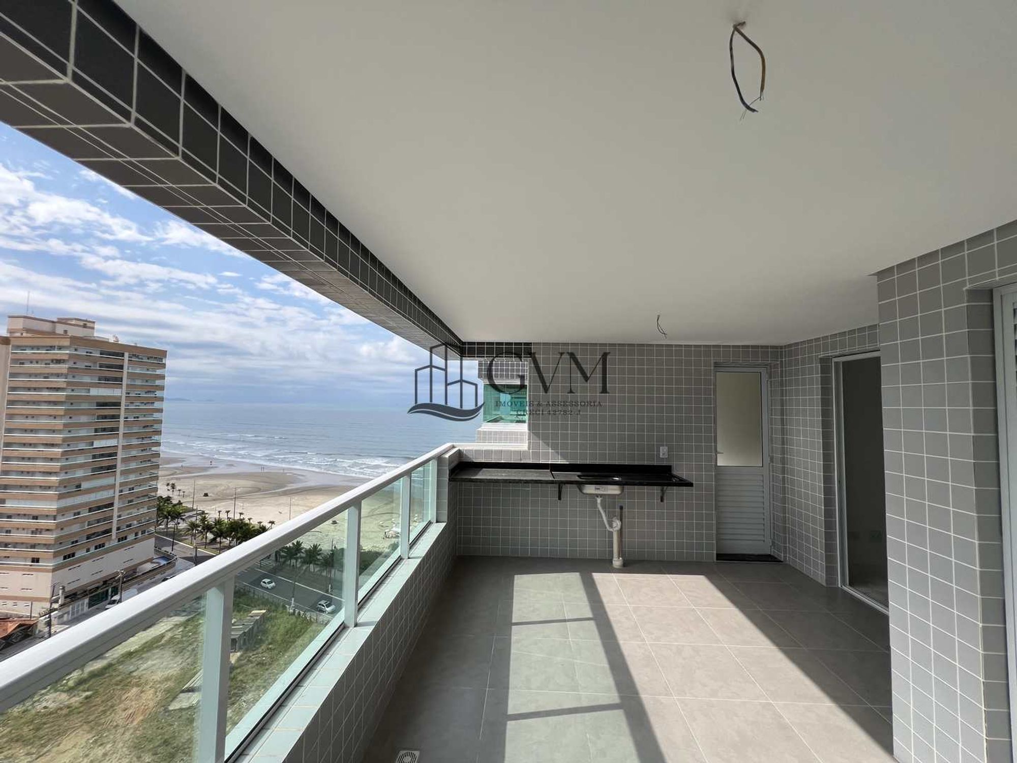 Interior do imóvel Apartamento com 2 quartos, Caiçara, Praia Grande