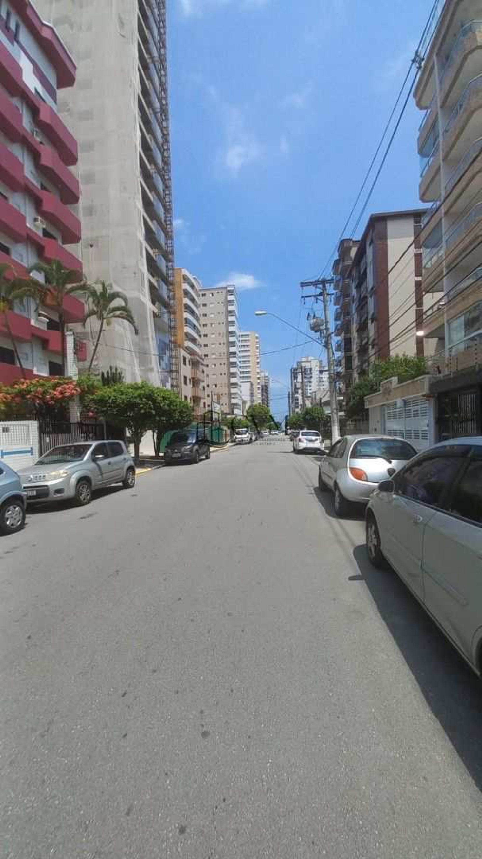 Interior do imóvel Canto do Forte, apartamento de 1 quarto.