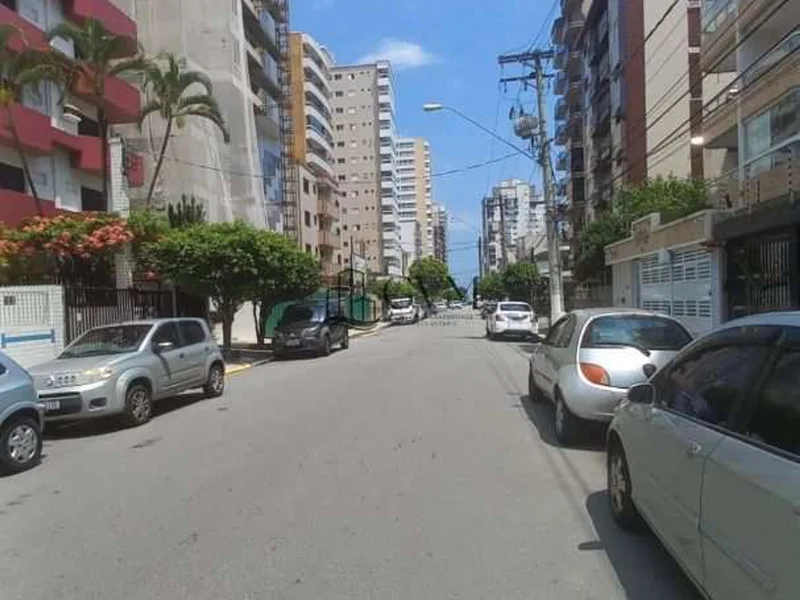 Interior do imóvel Canto do Forte, apartamento de 1 quarto.