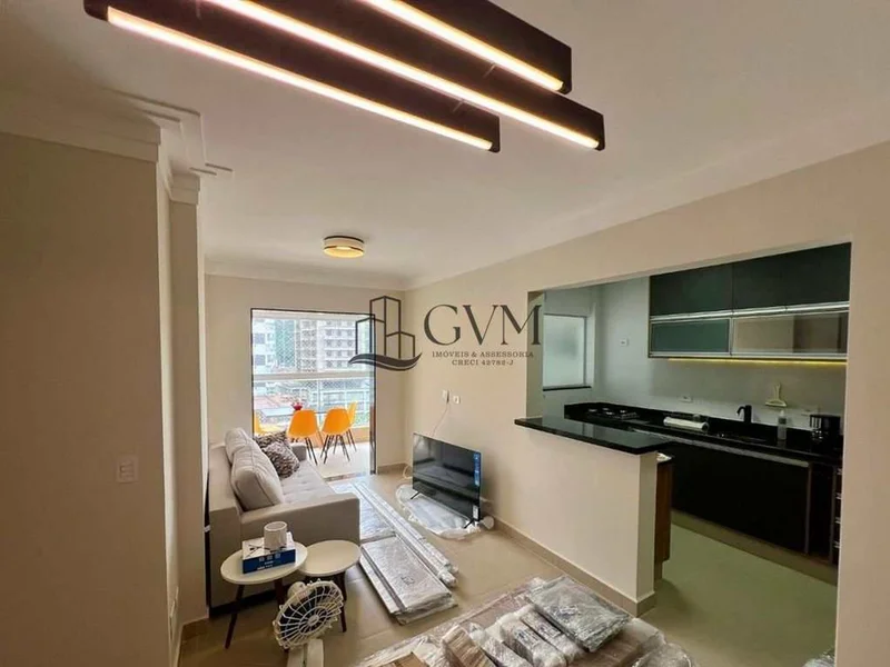 Ambiente do imóvel Apartamento Mobiliado com 2 quartos à venda no Canto do Forte em Praia Grande