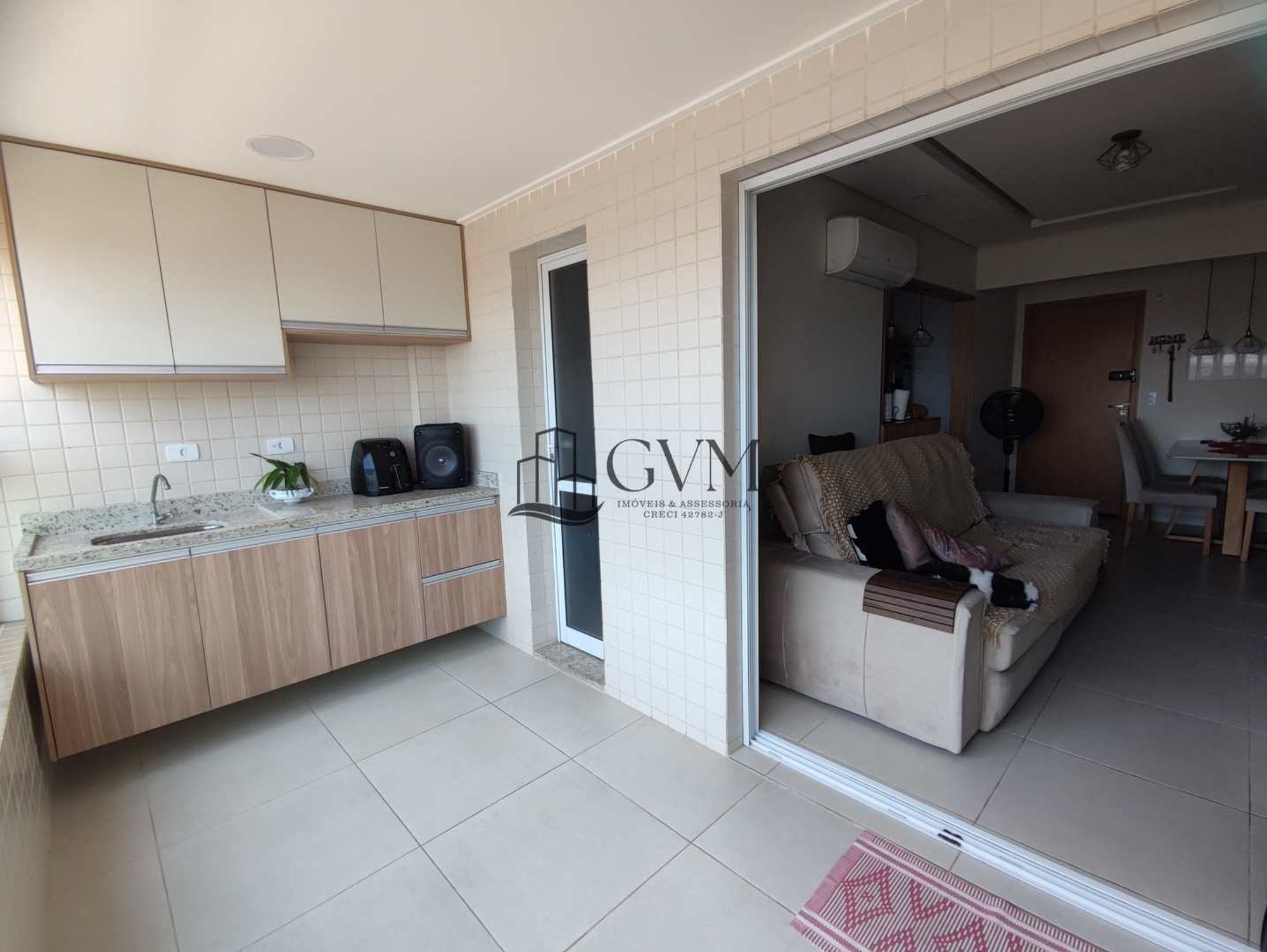 Ambiente do imóvel Apartamento com 2 quartos, Tupi, Praia Grande