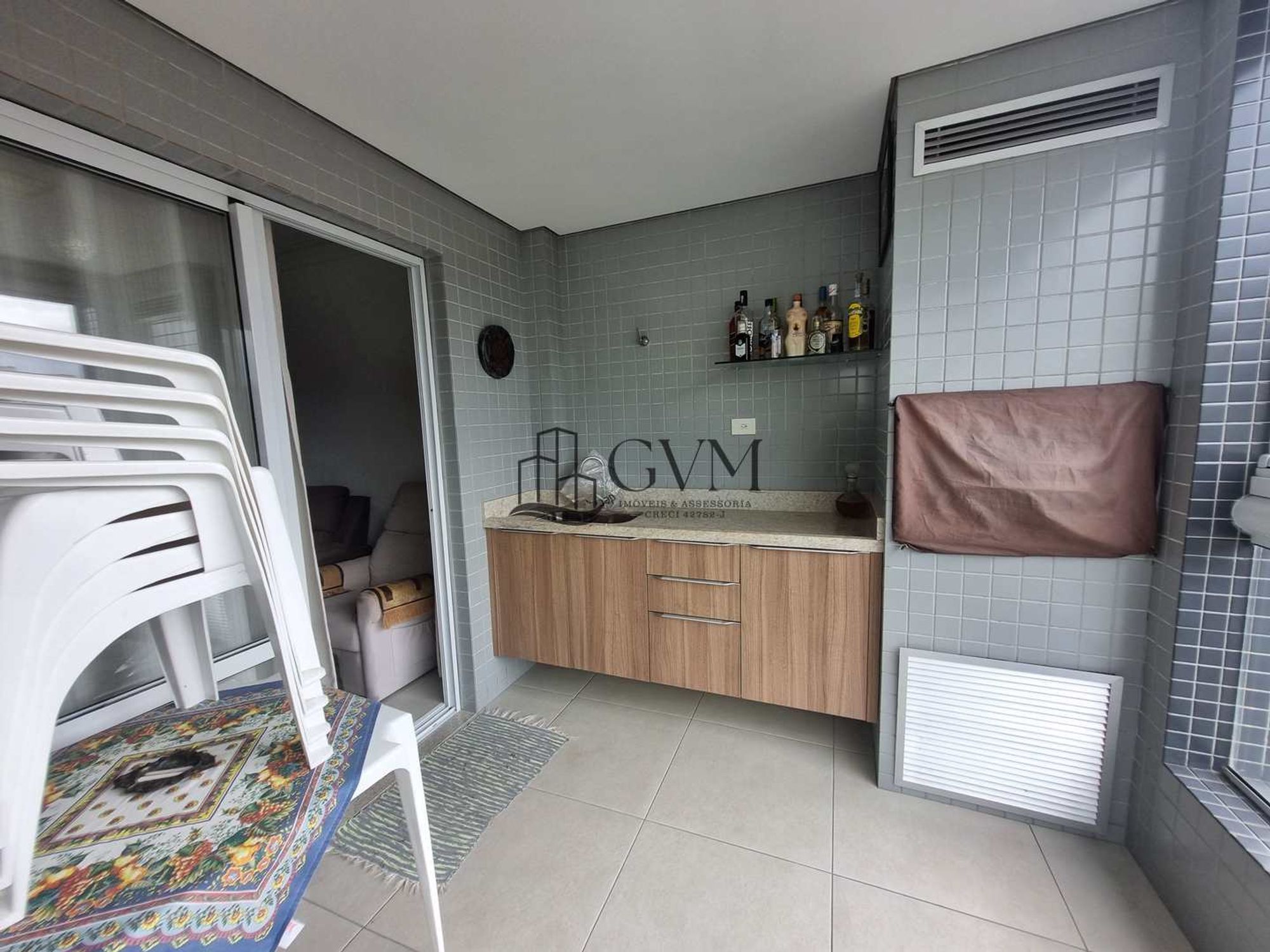 Ambiente do imóvel Apartamento com 2 quartos, Boqueirão, Praia Grande