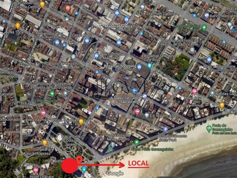 Ambiente do imóvel TERRENO FRENTE MAR VILA MIRIM PRAIA GRANDE