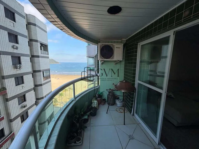 Interior do imóvel Apartamento com 3 quartos, Canto do Forte, Praia Grande