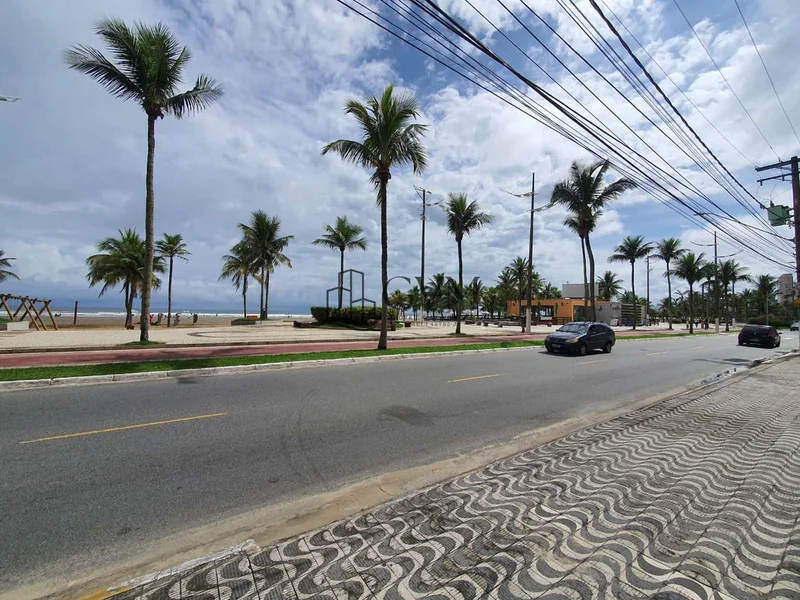 Interior do imóvel Apartamento com 1 quarto, Canto do Forte, Praia Grande