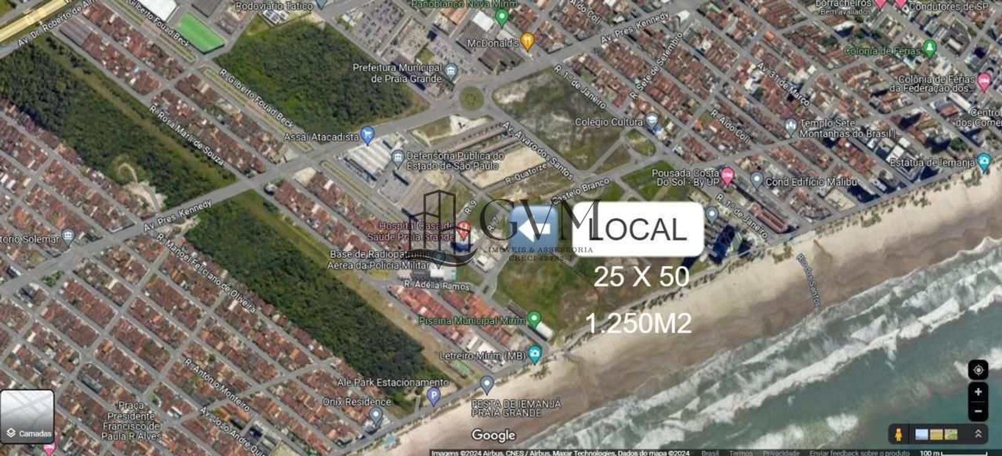 Mais fotos do imóvel TERRENO FRENTE MAR VILA MIRIM PRAIA GRANDE