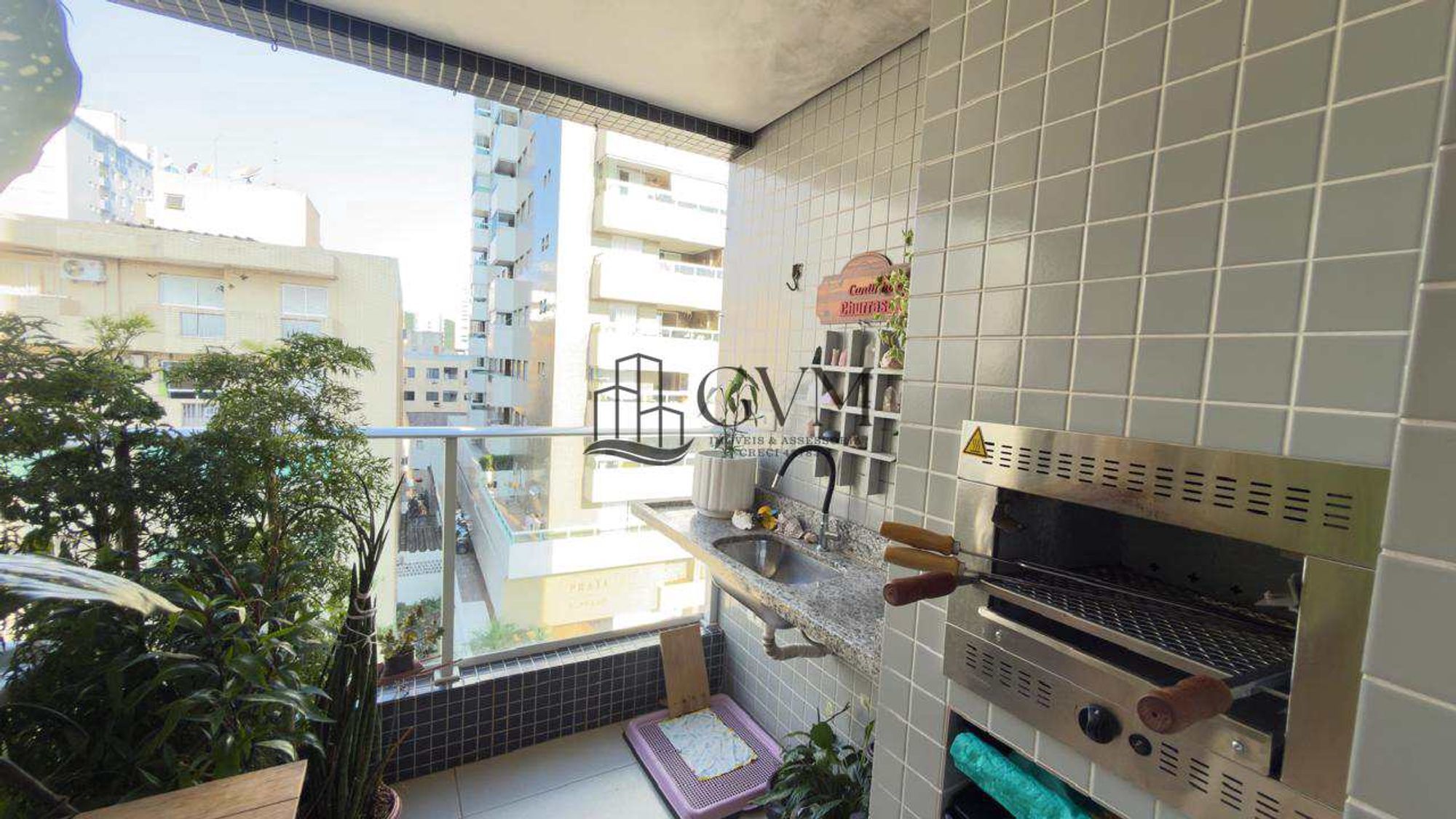 Interior do imóvel Apartamento com 2 quartos, Canto do Forte, Praia Grande