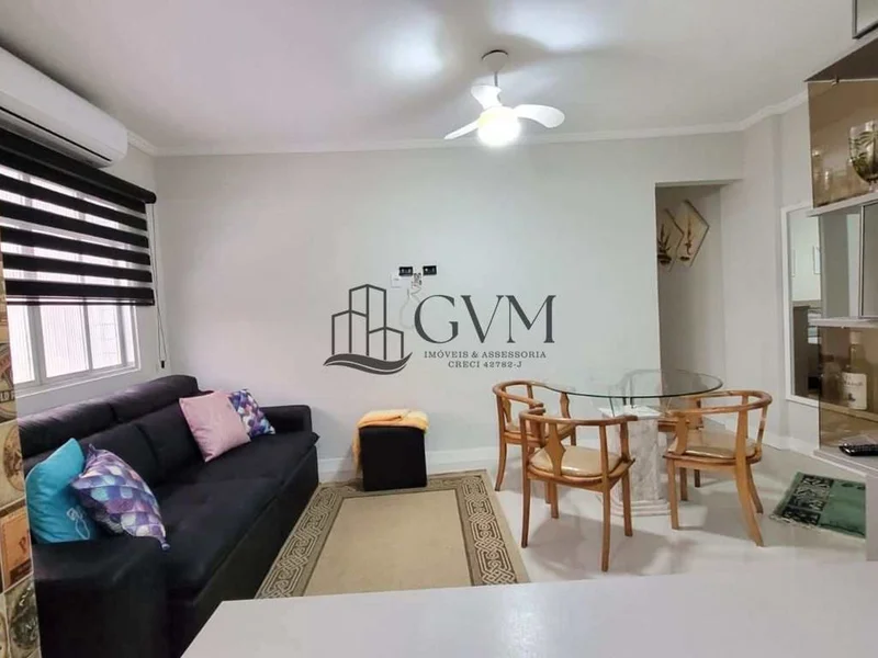Interior do imóvel Apartamento com 2 quartos - Vila Guilhermina - Praia Grande/SP