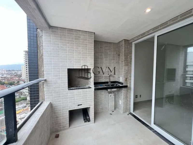 Interior do imóvel Apartamento mobiliado com 2 quartos á venda na Guilhermina em Praia Grande