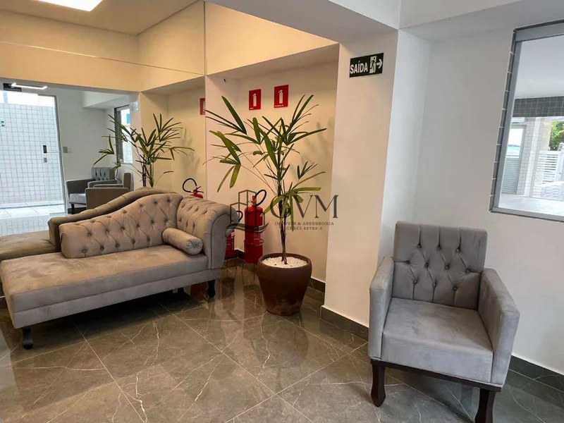 Interior do imóvel Apartamento com 1 quarto, Canto do Forte, Praia Grande