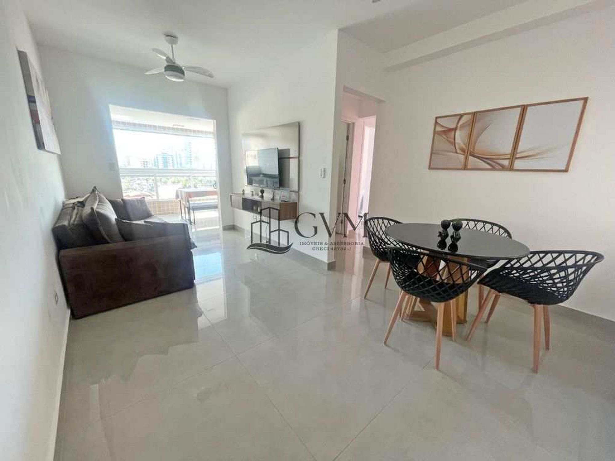 Interior do imóvel Apartamento no Canto do Forte em Praia Grande/SP