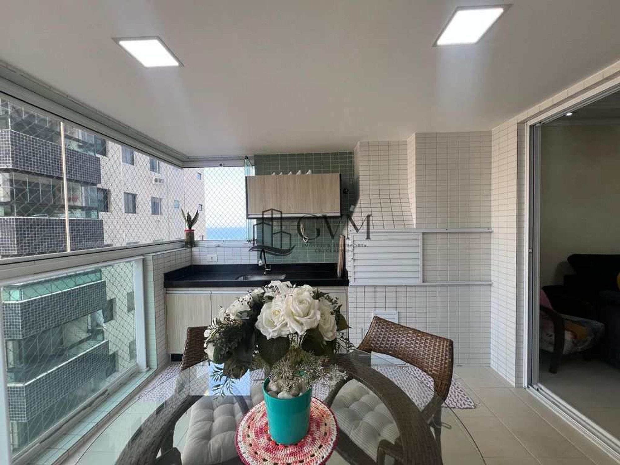 Foto 5 do imóvel Apartamento frente ao mar com 2 quartos á venda na Aviação em Praia Grande