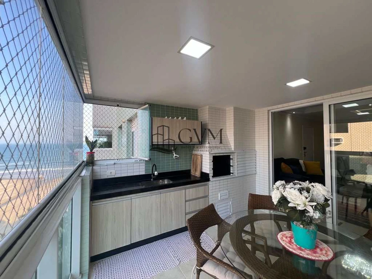 Foto principal do imóvel Apartamento frente ao mar com 2 quartos á venda na Aviação em Praia Grande em Aviação