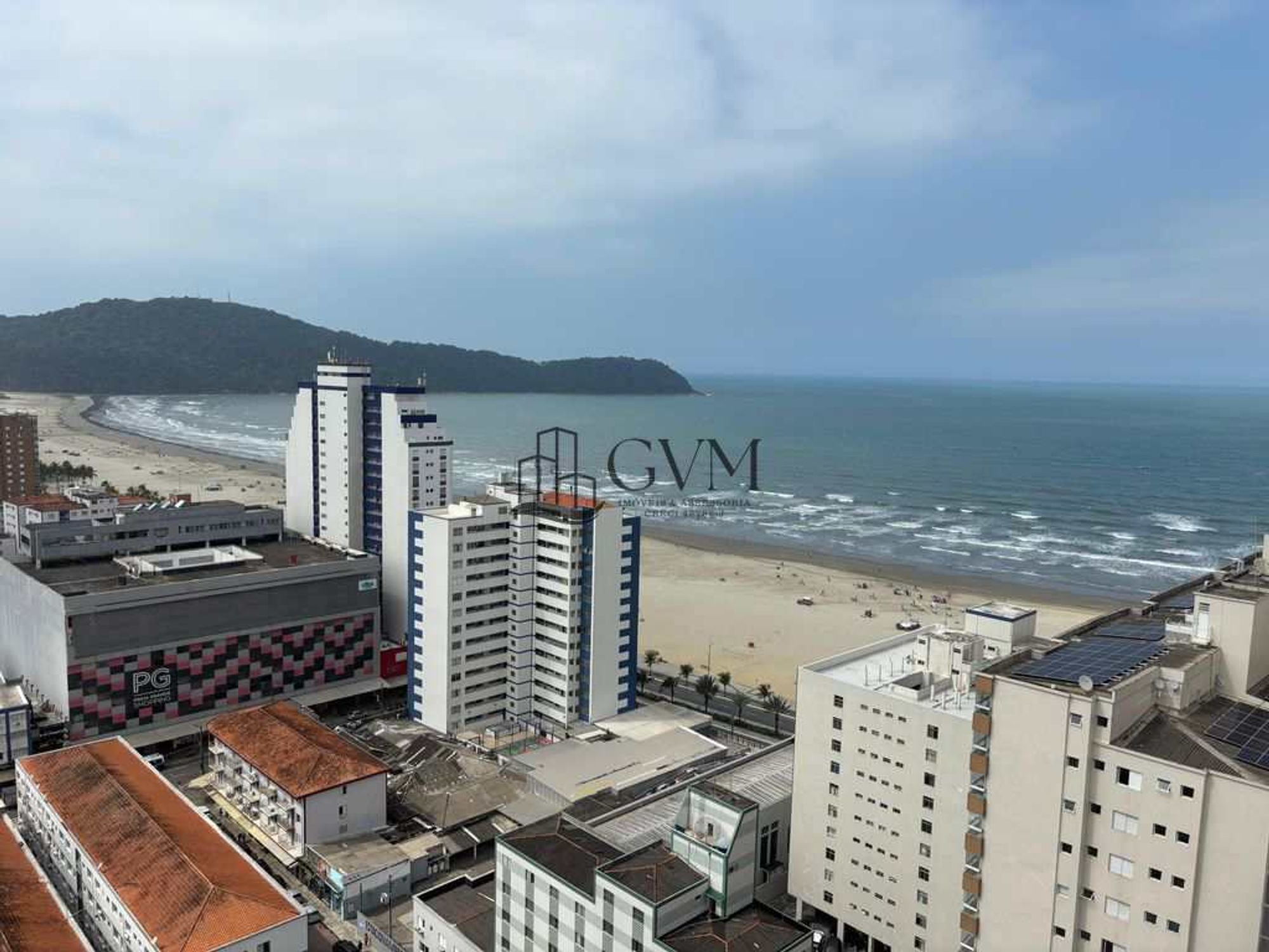 Interior do imóvel Apartamento vista mar com 2 quartos á venda no Boqueirão em Praia Grande