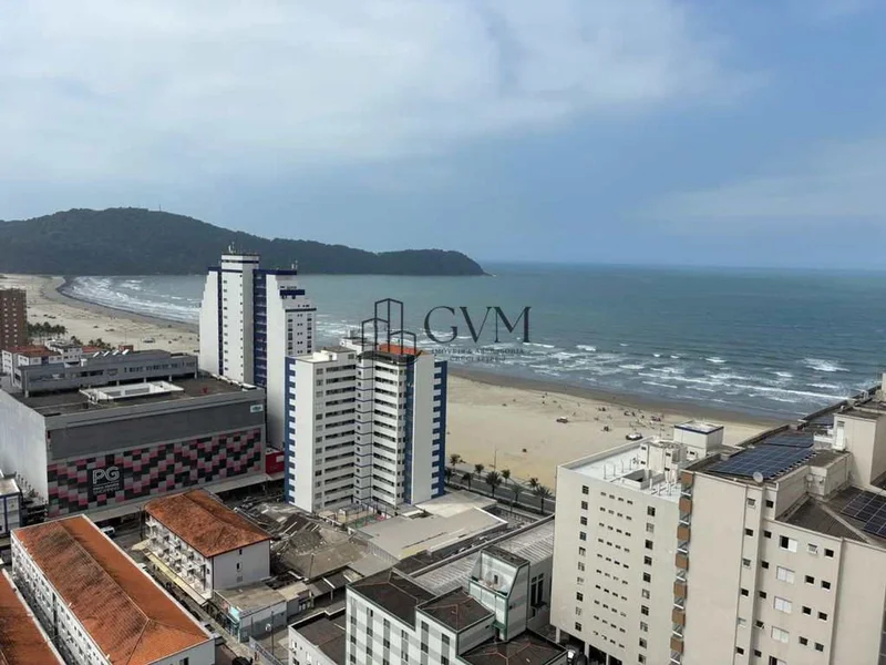 Interior do imóvel Apartamento vista mar com 2 quartos á venda no Boqueirão em Praia Grande