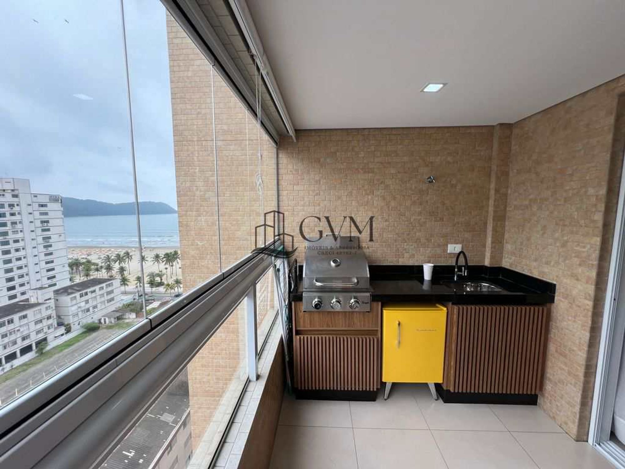 Foto 5 do imóvel Apartamento com 2 suítes vista mar á venda no Boqueirão em Praia Grande